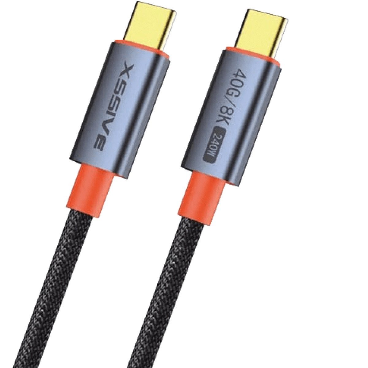 Xssive XSS-USB4 USB-Kabel, USB-C auf USB-C, USB-C (180 cm), USB-4, 240 W PD, 40 Gbps, 8K, E-Marker, 1,8 m
