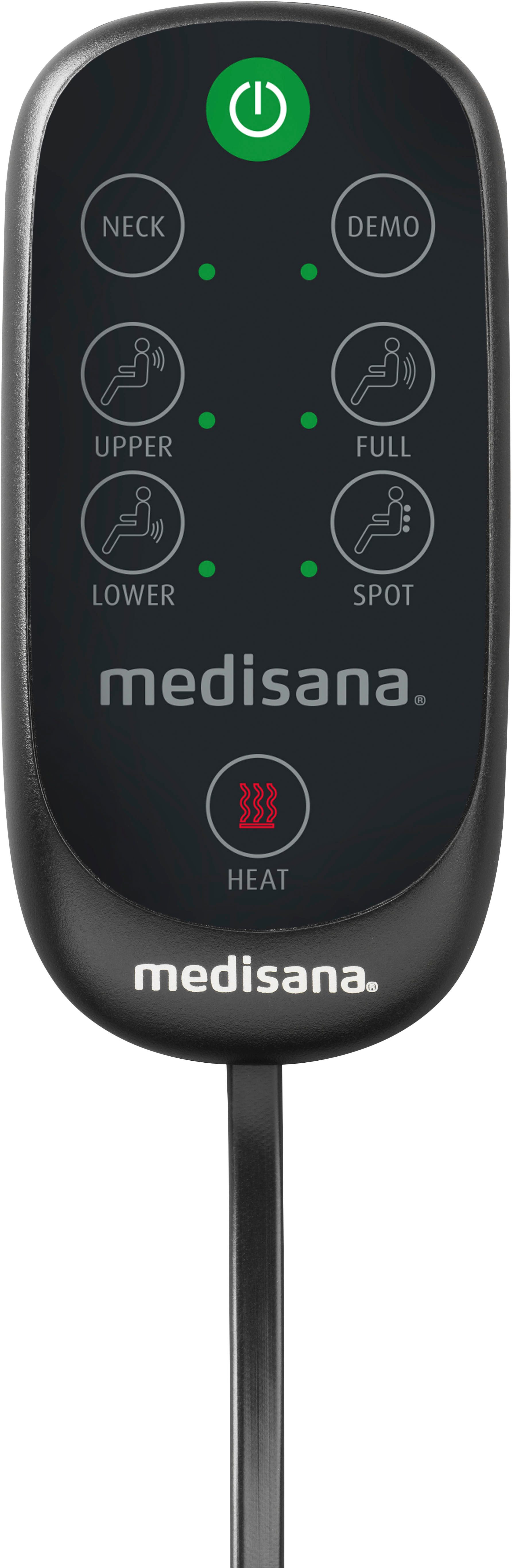 medisana Shiatsu-Massagesitzauflage MCN, 3 Massagezonen, Nackenmassage, Rotlicht-/Wärmefunktion, waschb. Bezug – Bild 5 von 5