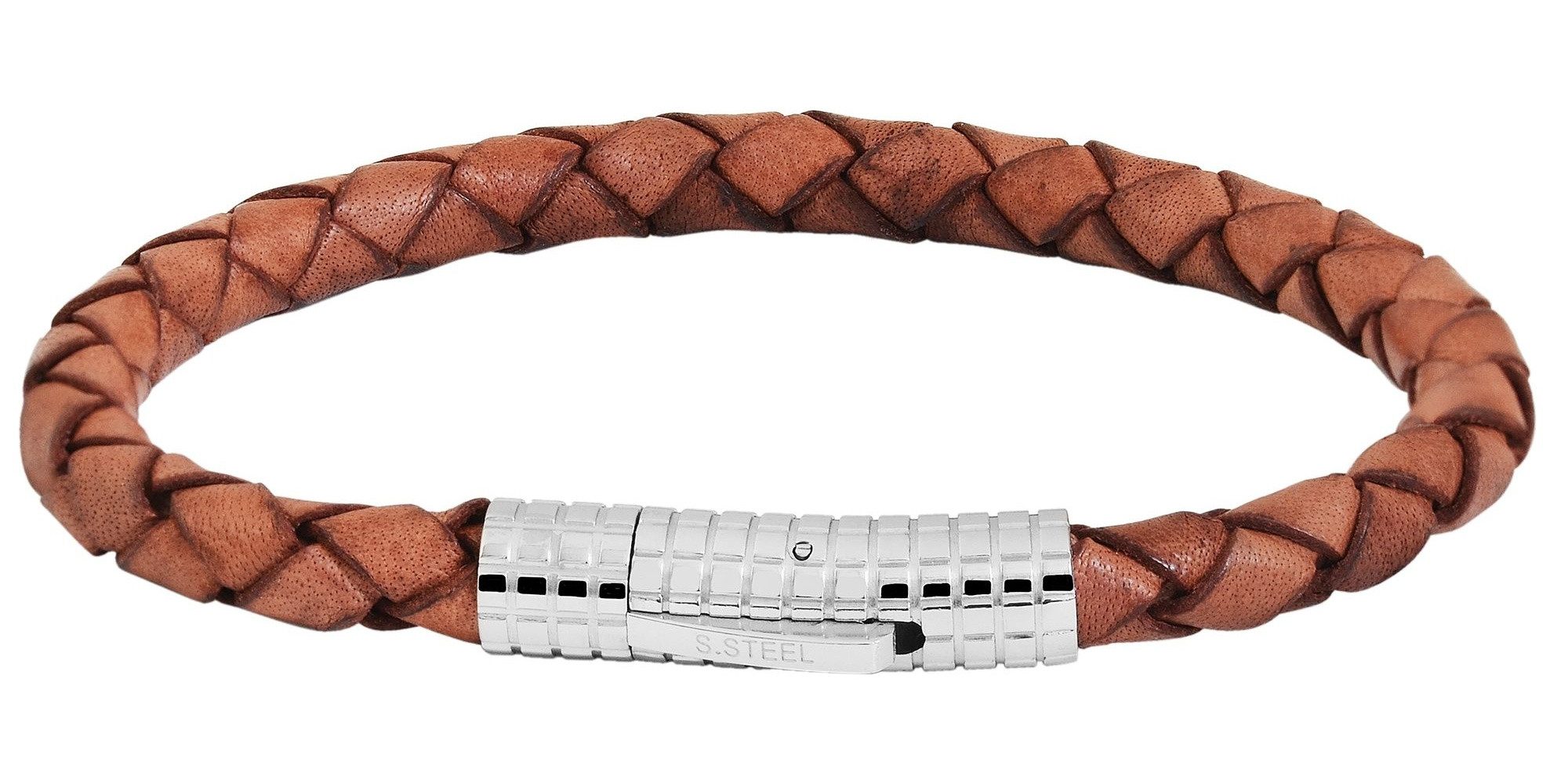 Adelia´s Armreif Armband – Armreif aus Leder 21 cm, Zum Verschenken an Menschen, die Ihnen am Herzen liegen