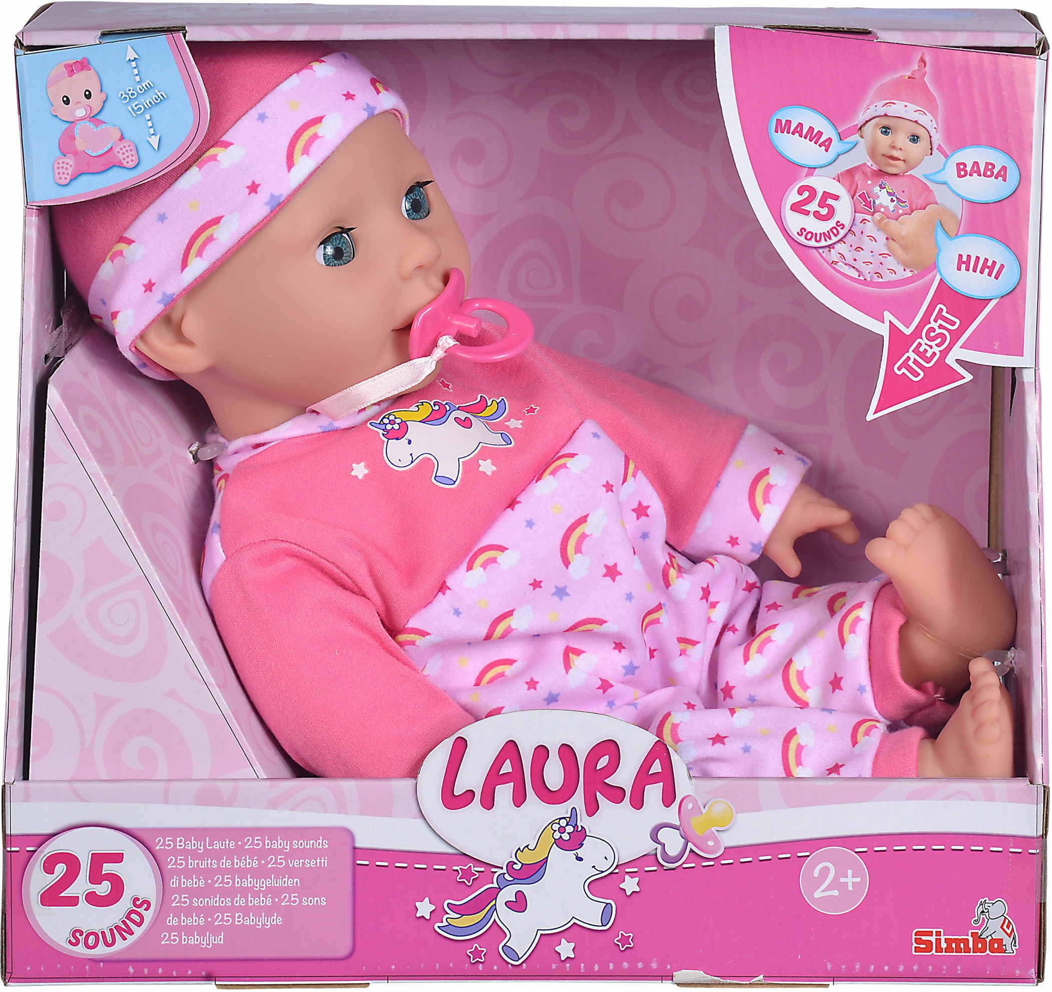 SIMBA Babypuppe Simba Puppe Babypuppe Laura günstig online kaufen