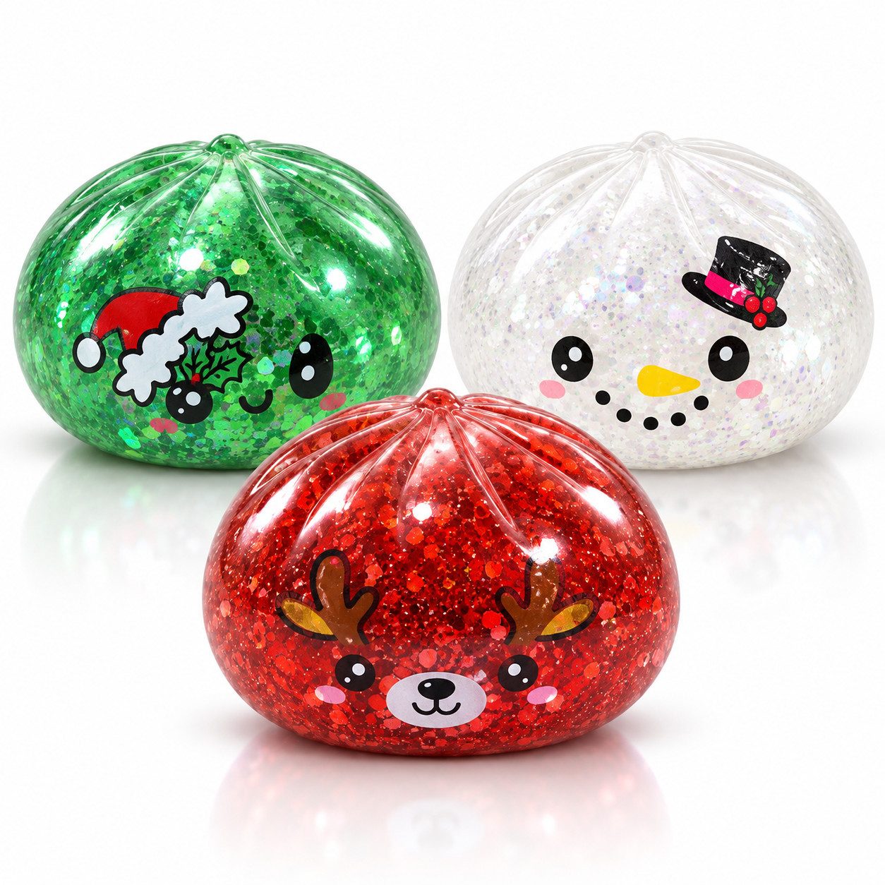 TK Gruppe Fidget-Gadget Dumpling-Squishy - Antistress Fidget-Spielzeug zufällige Ausführung