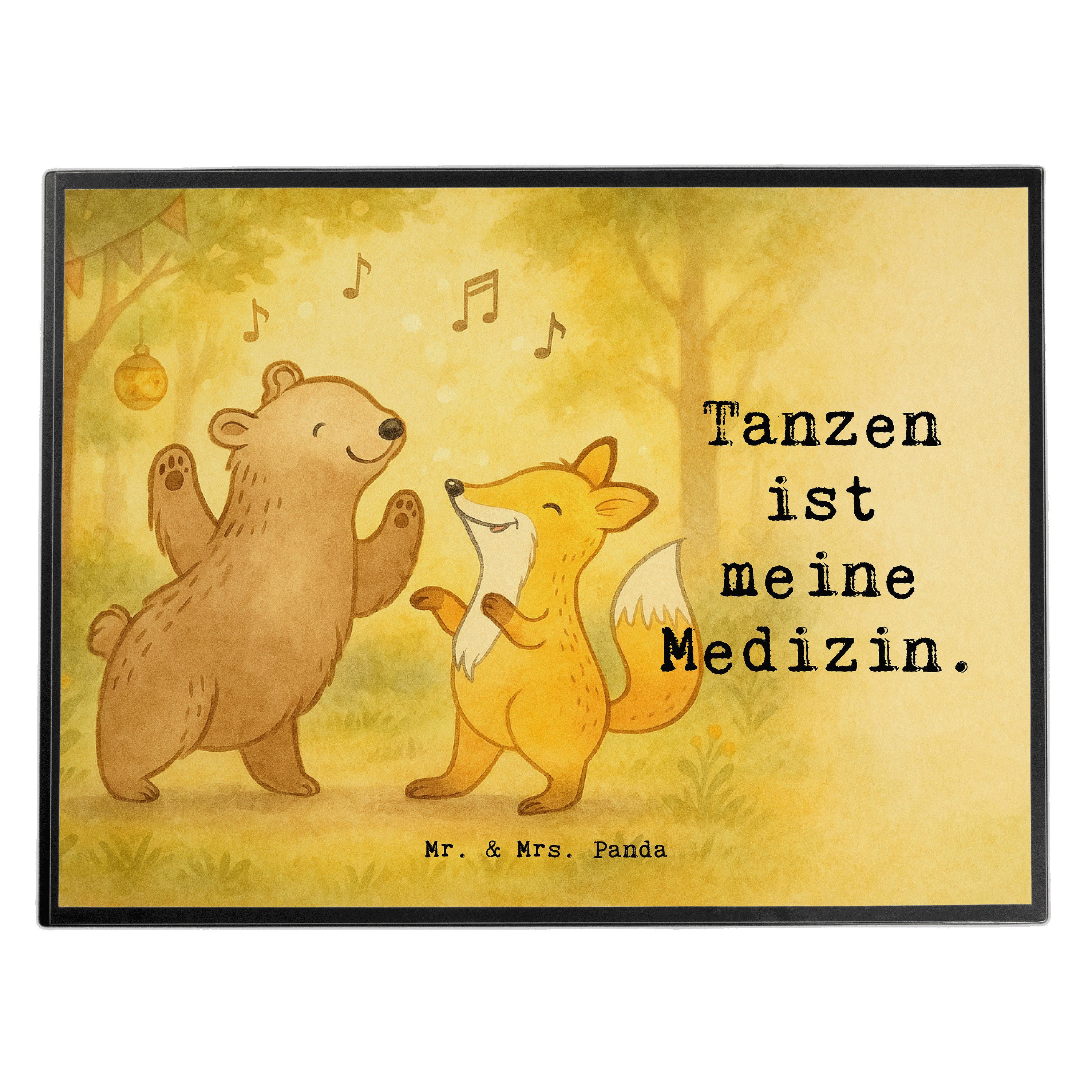 Schreibtischunterlage Hase Tanzen Design, tischpad, Weiß, schreibtischunterlage, Tanzschule