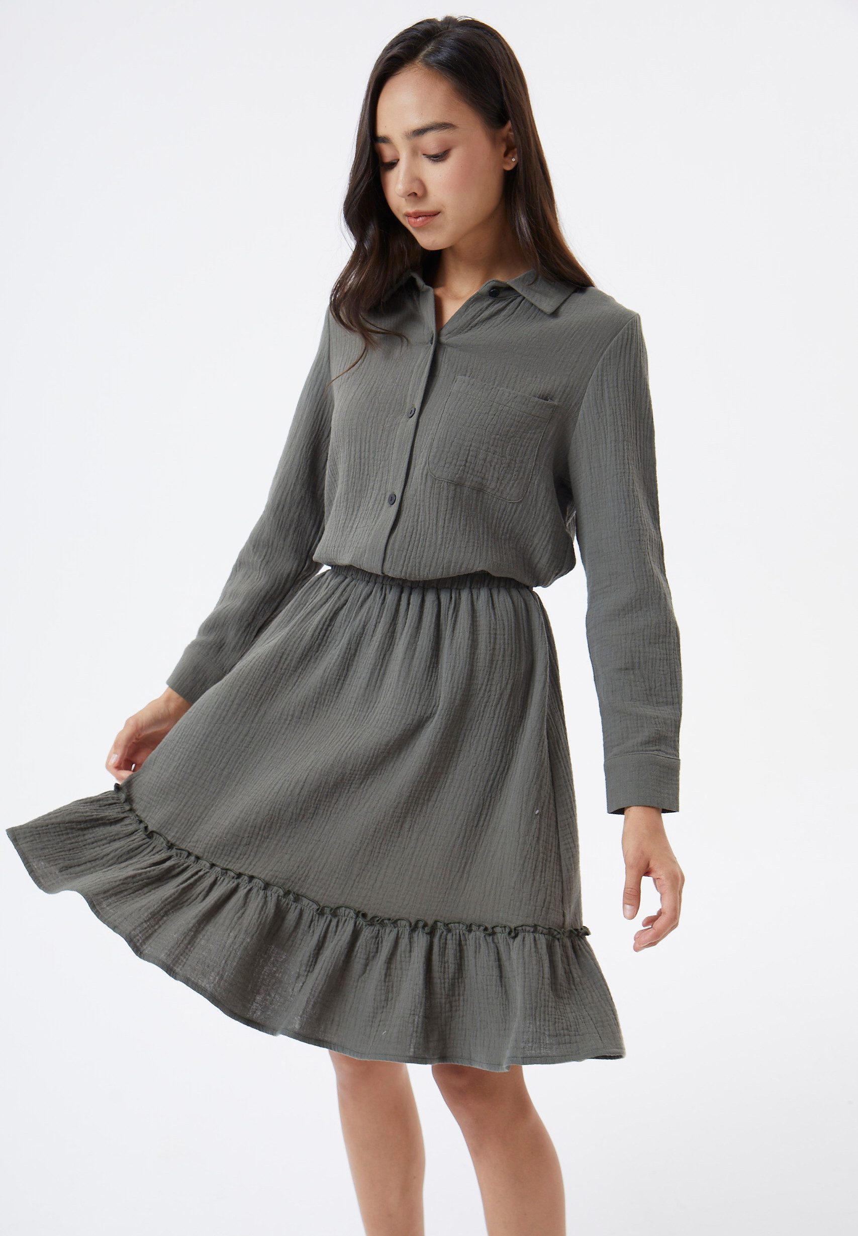 Aiki Keylook Sommerrock Myworld (1-tlg) aus weichem Musselin