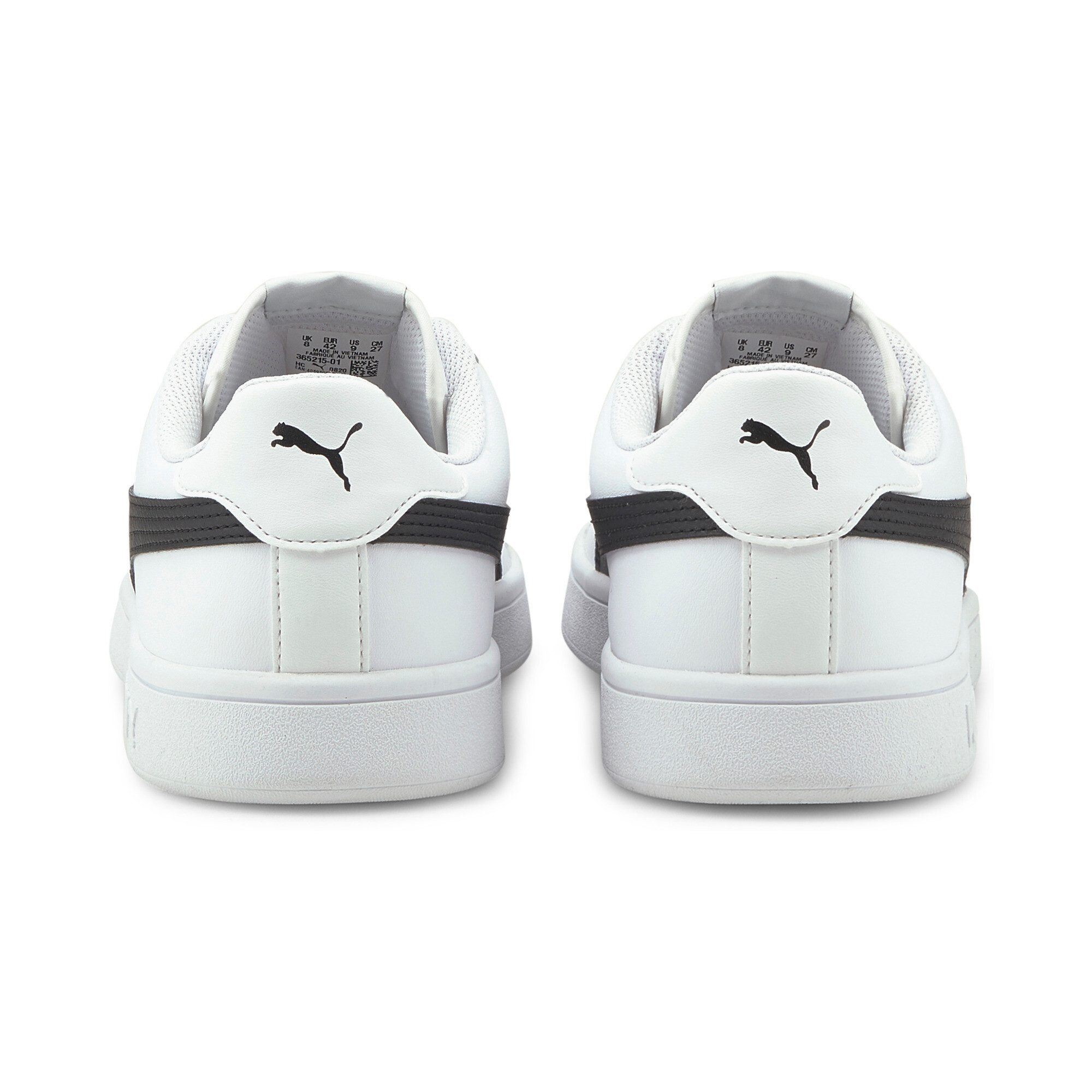 PUMA SMASH V2 L Sneaker atmungsaktives Obermaterial aus Leder und Synthetik, Schnürung