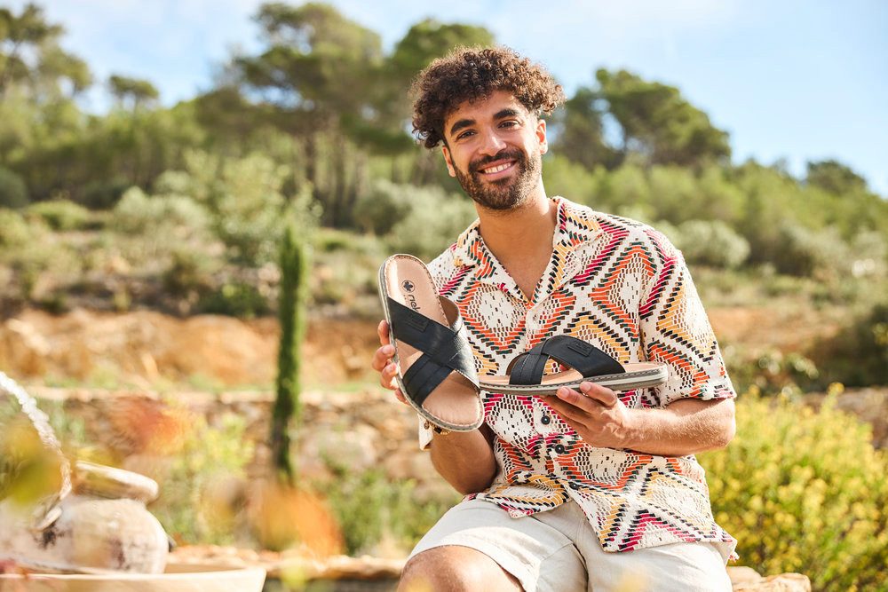 Rieker Pantolette Sommerschuh, Strandschuh, Schlappen, Hausschuh günstig online kaufen