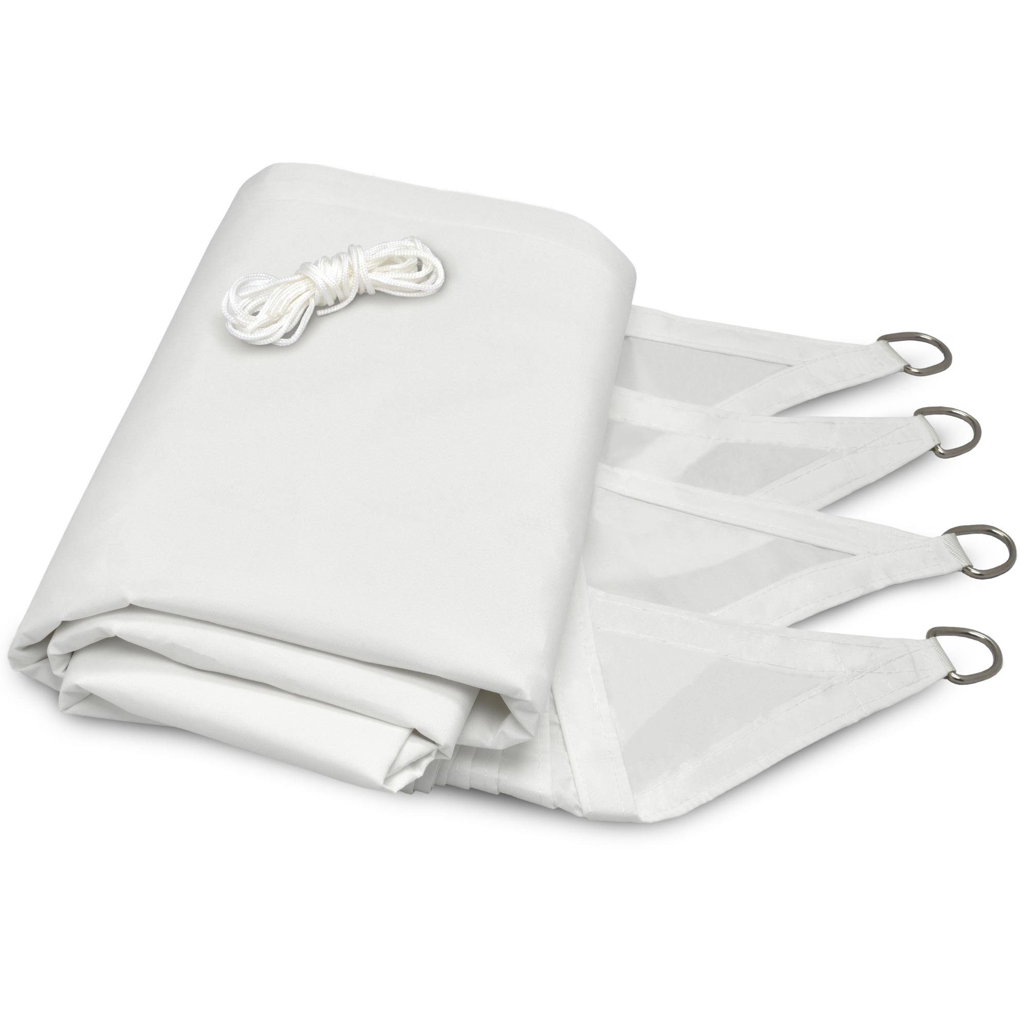 Sol Royal Sonnensegel Sonnensegel rechteckig Wasserdicht 2x3m SolVision PS9, Weiß, Terrasse Sonnensegel Balkon Segeltuch UV Sonnenschutz Garten