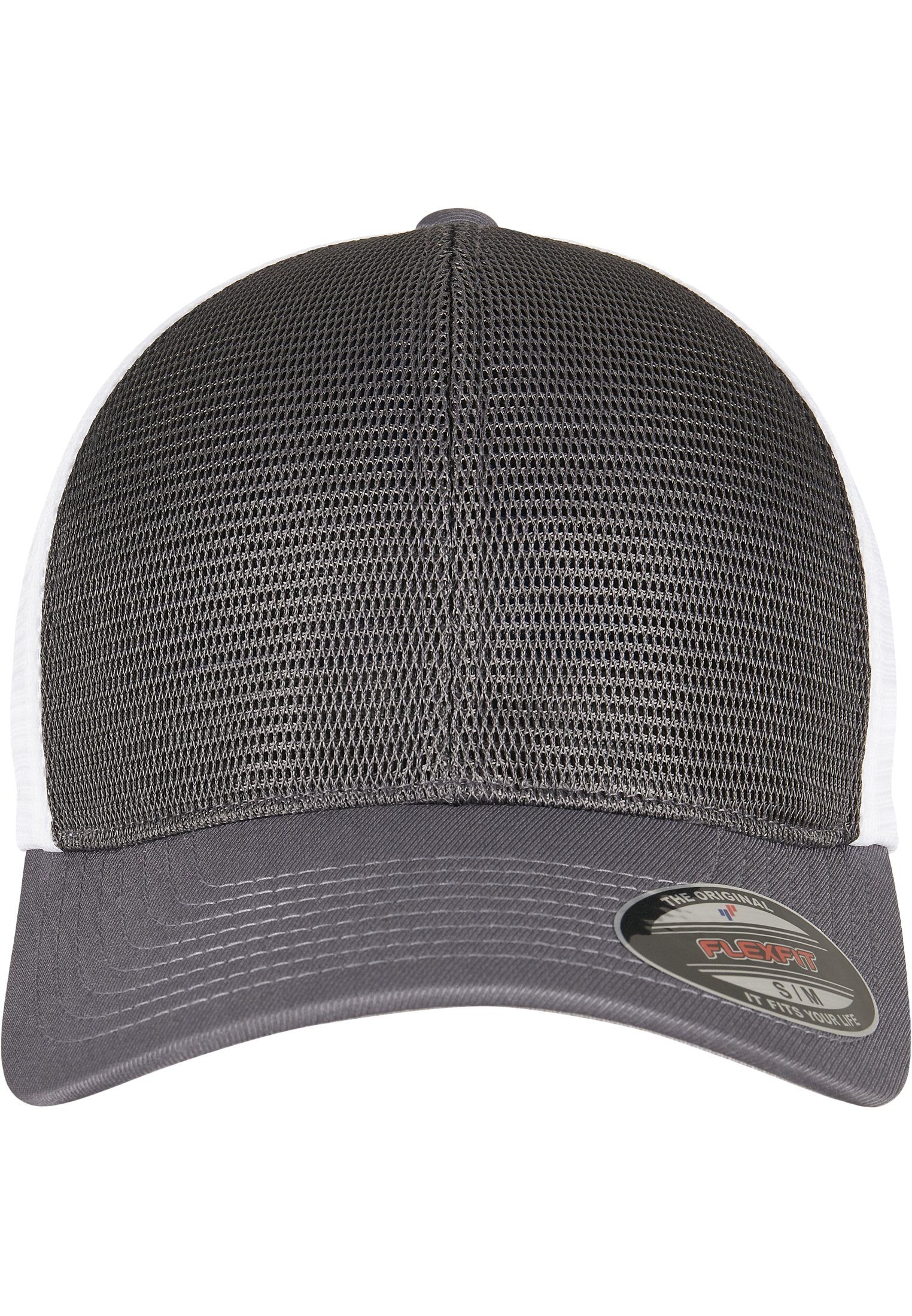 FLEXFIT charcoal/white Flexfit Flex Kollektion 2-TONE 360 OMNIMESH Cap CAP Neue