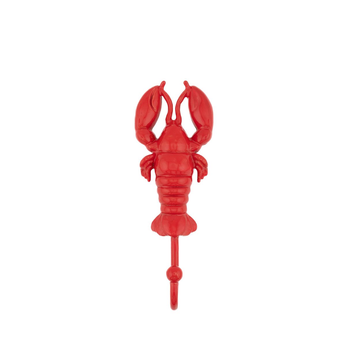 Sass & Belle Handtuchhaken Lobster, rot, (Metall, 1-St., Hummer Handtuchhaken), ca. 11,5 x 4 x 3 cm