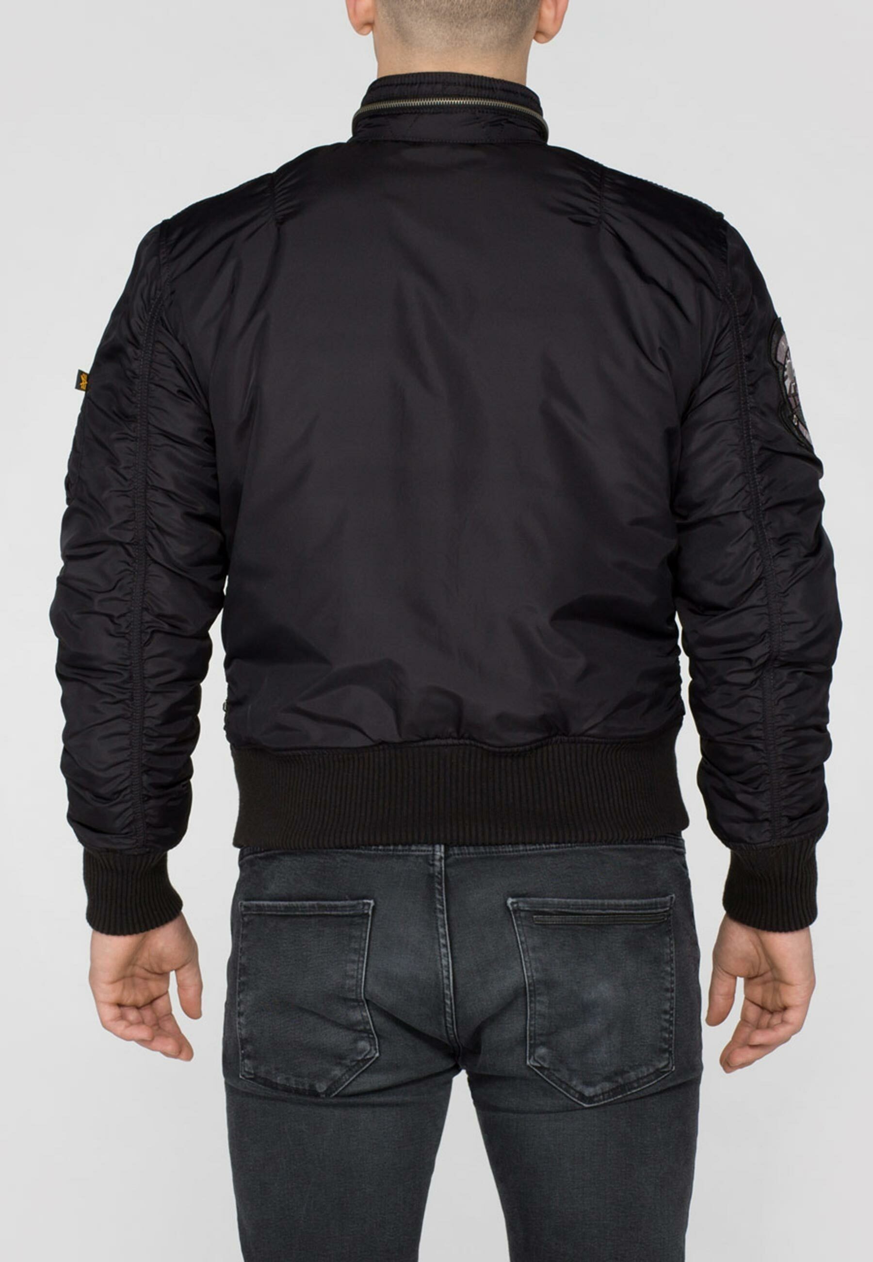 Industries Jackets Bomberjacke Bomber Industries - black Engine Alpha Flight & Alpha Men