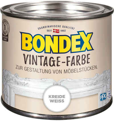 Bondex Bastelfarbe VINTAGE-FARBE, zur Gestaltung von Möbelstücken, 0,375 l