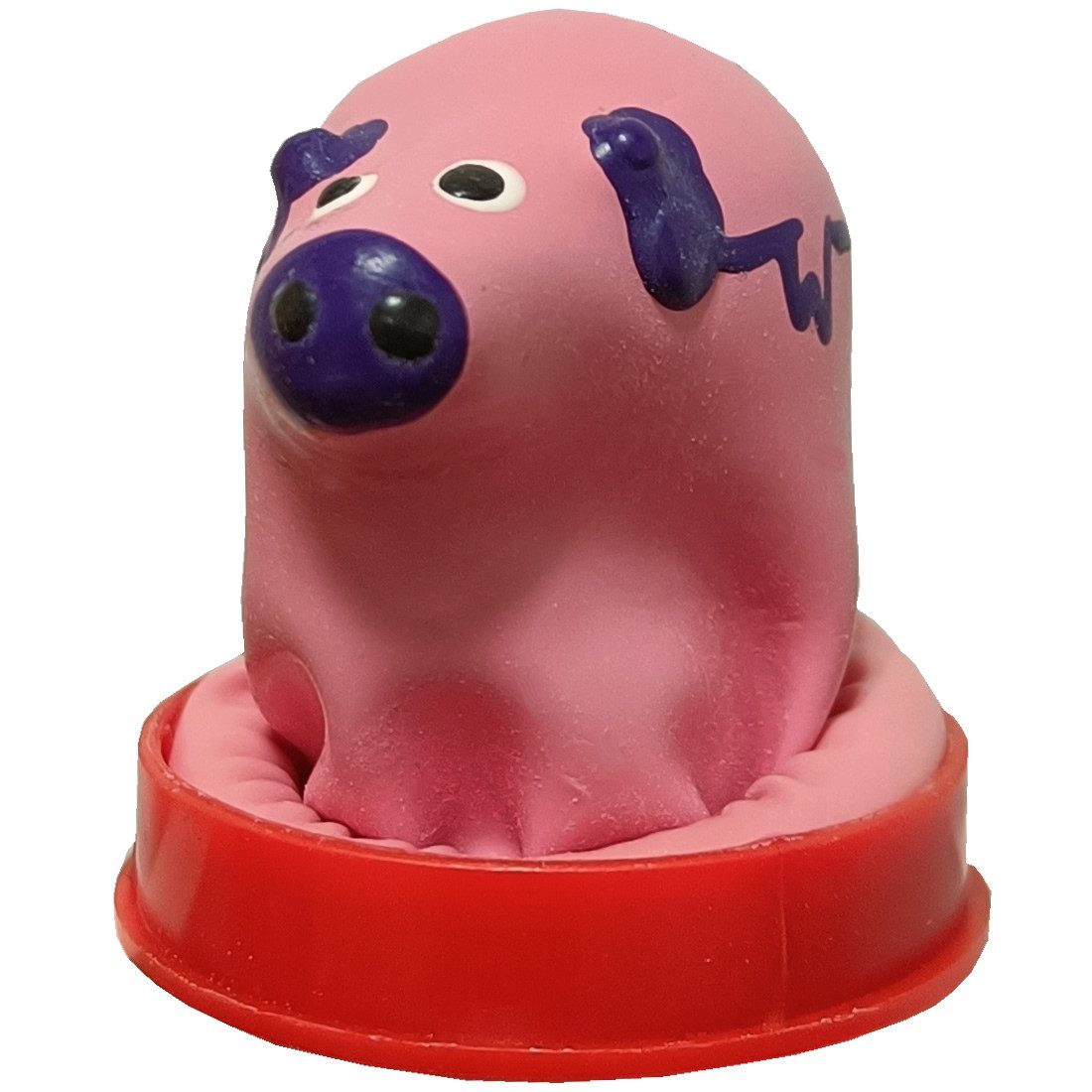ERCO Kondome Scherzkondom mit Tierfigur Schwein, 1 St., handbemalter Scherzartikel