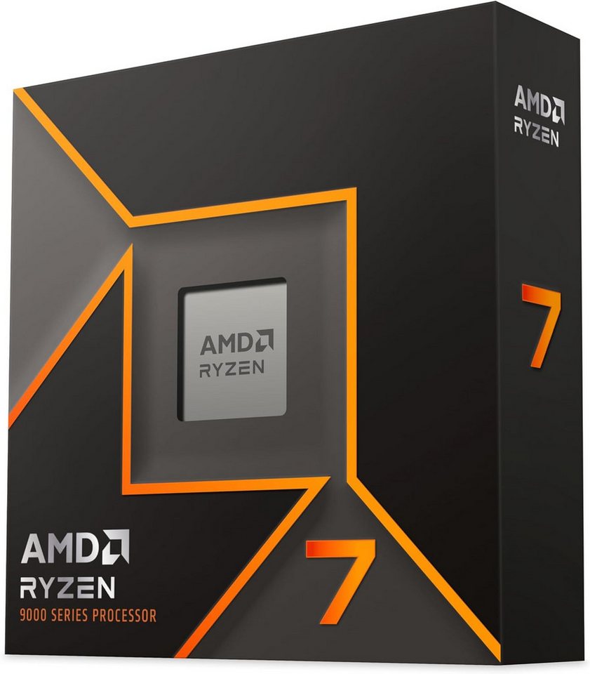 AMD Prozessor Ryzen 7 9700X Boxed – 8-Kern Gaming CPU 5,5 GHz Desktop AM5, SMT, PCIe 5.0, integrierte Radeon-Grafik