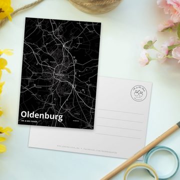 Mr. & Mrs. Panda Postkarte Oldenburg - Geschenk, Ort, Ansichtskarte, Stadt, Dorf, Städte, Grußka