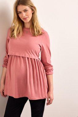 Next Stillshirt Still-Bluse mit Schößchen (1-tlg)