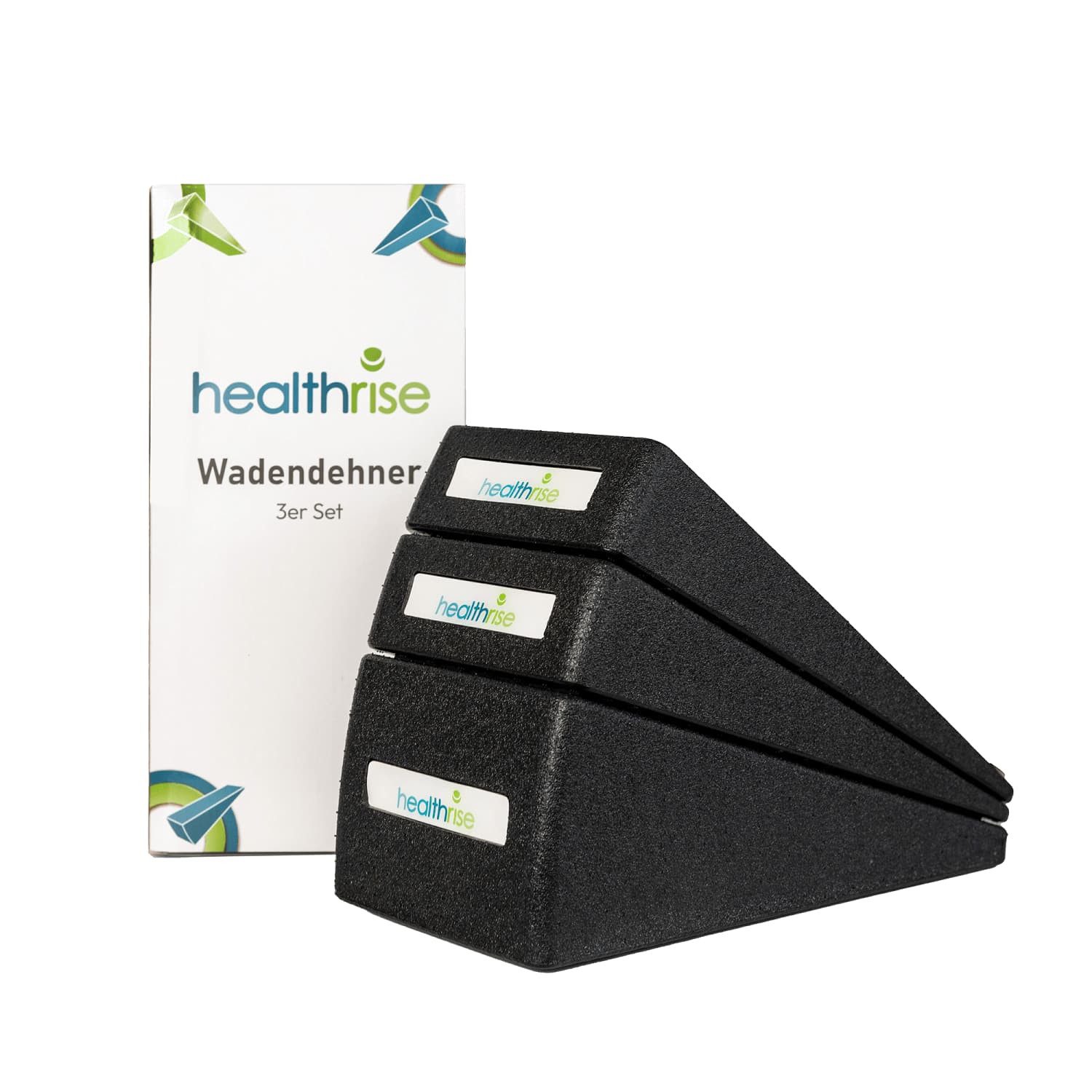 Health Rise Faszienrolle Health Rise Wadendehner 3er Set, Muskeldehnung und Schmerzprävention