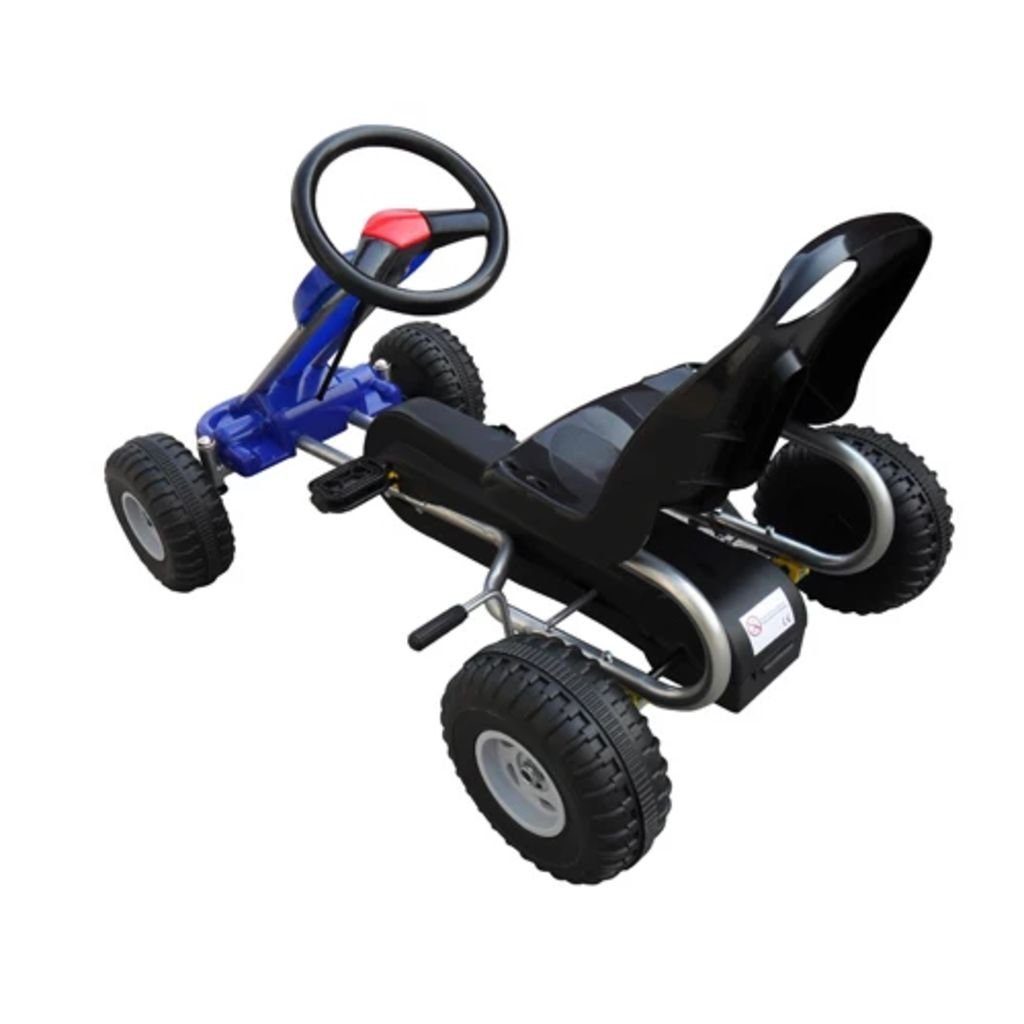 vidaXL Tretfahrzeug NA Tretfahrzeug Kinderfahrzeug Trampelauto Pedal-Gokart Blau