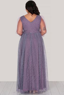 Modabout Abendkleid Langes Abendkleid Maxikleid für große Größen - NELB0588D5160LİL (1-tlg)