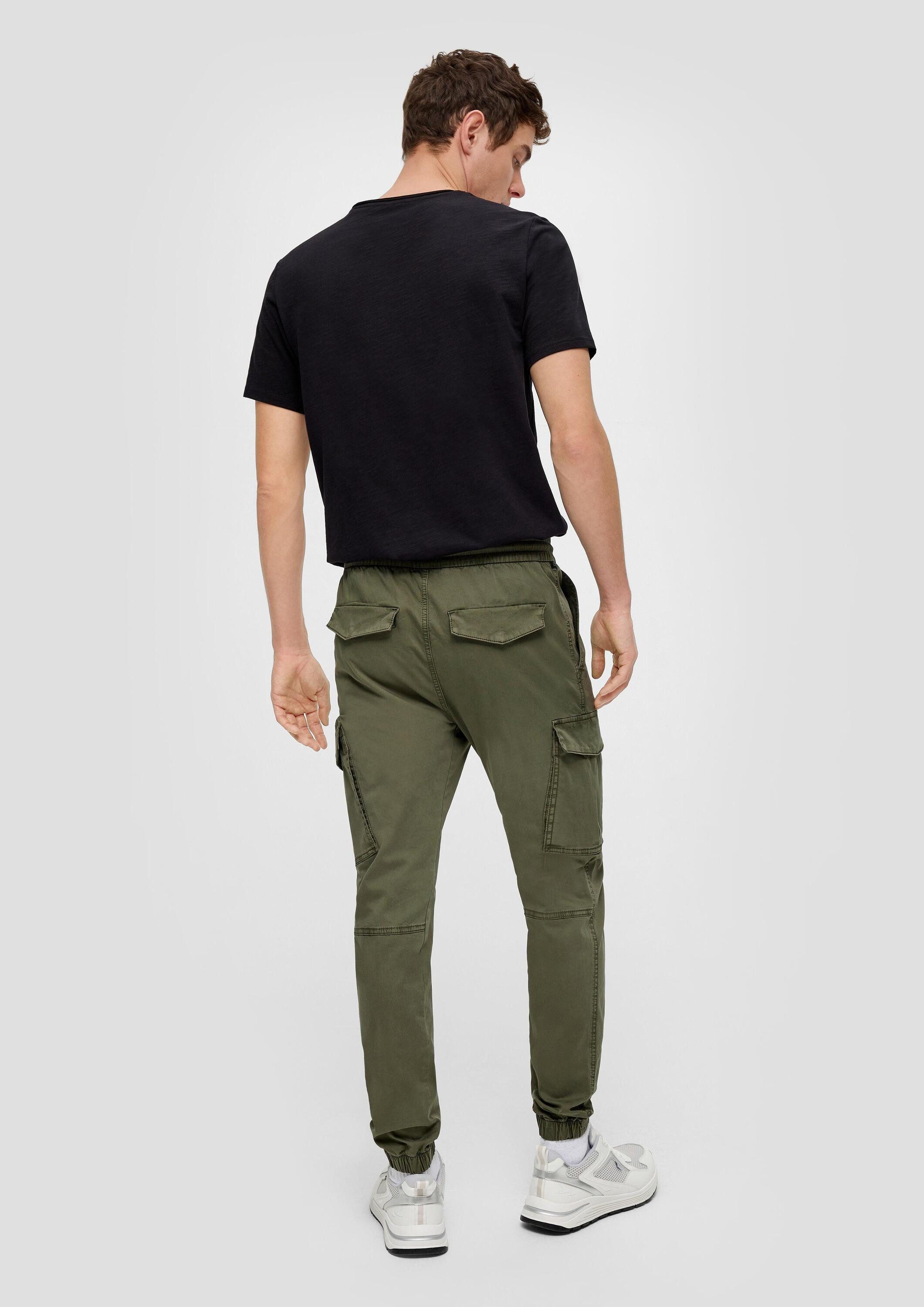 QS Chinos Hose Slim Fit: Cargohose