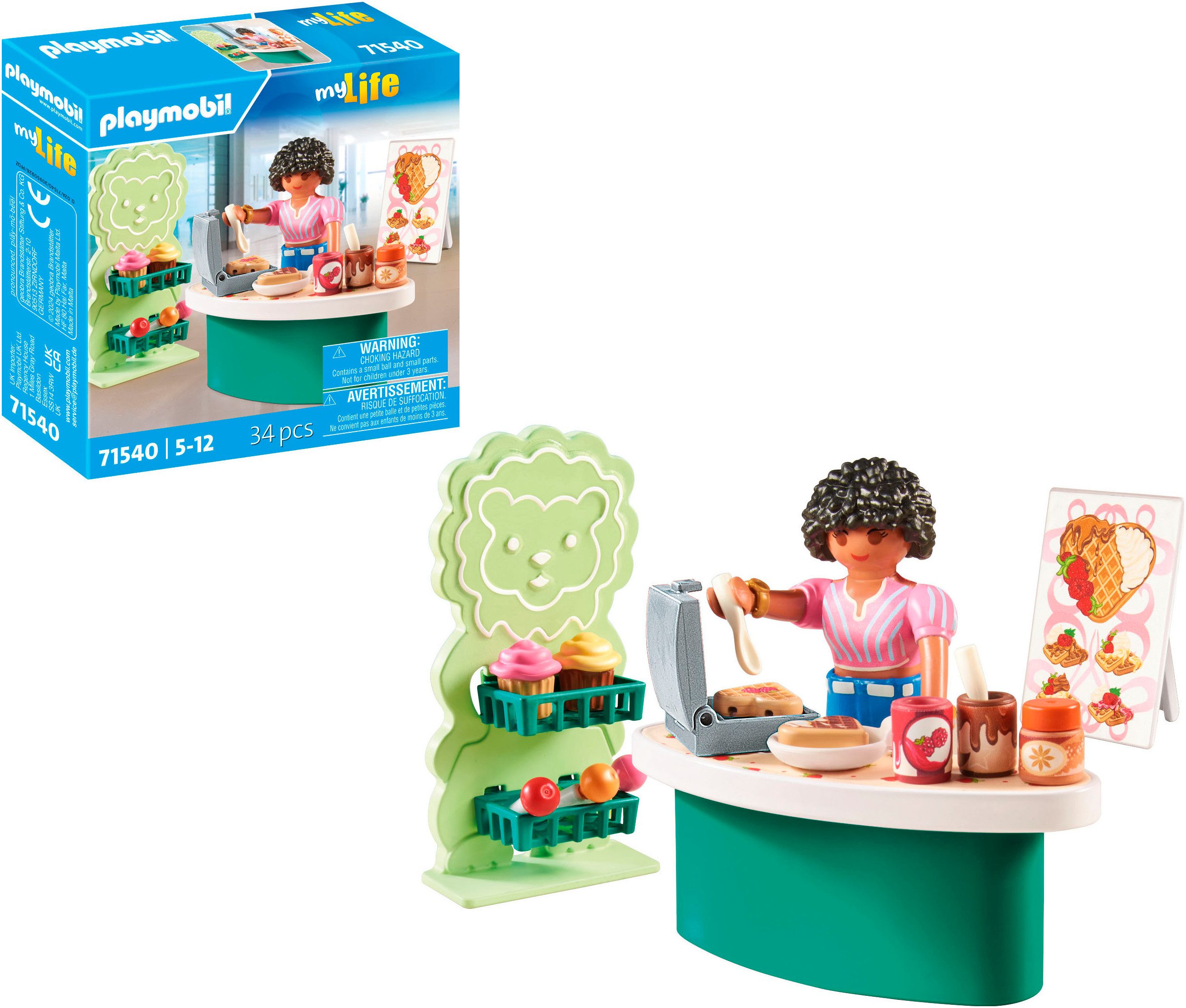 Playmobil® Süßigkeitenstand (71540), My Life Konstruktions-Spielset, (34 St), Made in Europe – Bild 5 von 5