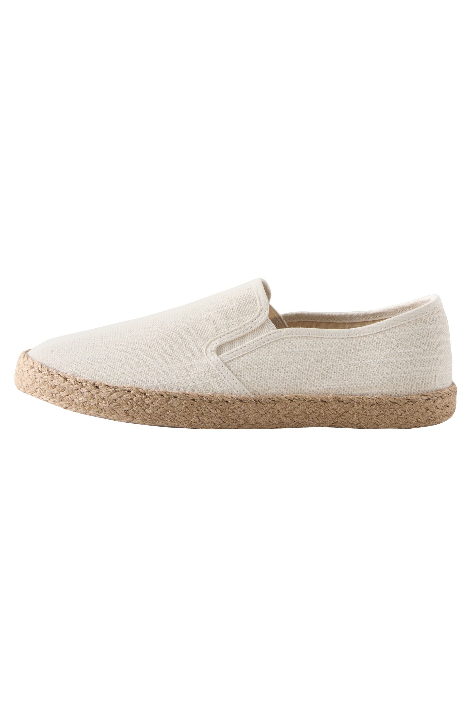 Next Strukturierte Espadrilles-Schlupfschuhe Espadrille