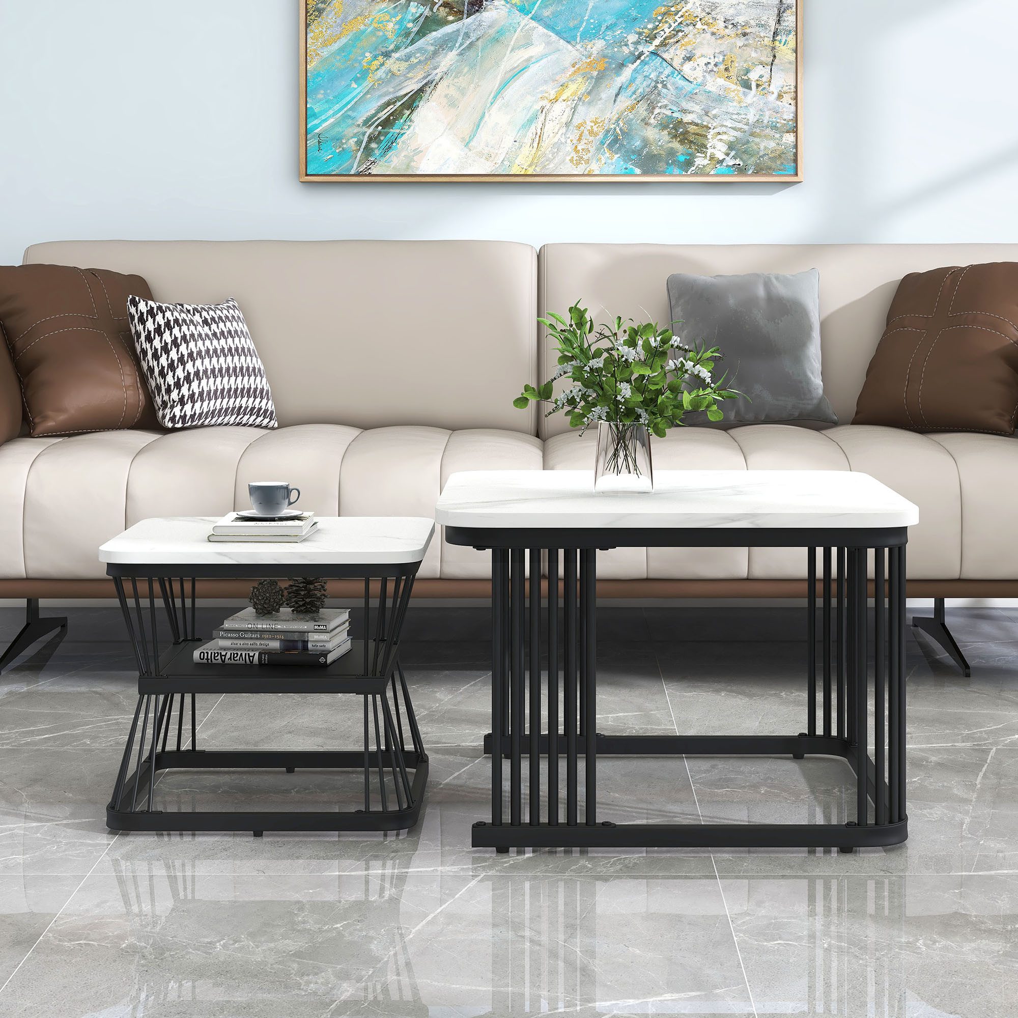 MODFU Couchtisch und 2er Set, Beistelltisch günstig online kaufen