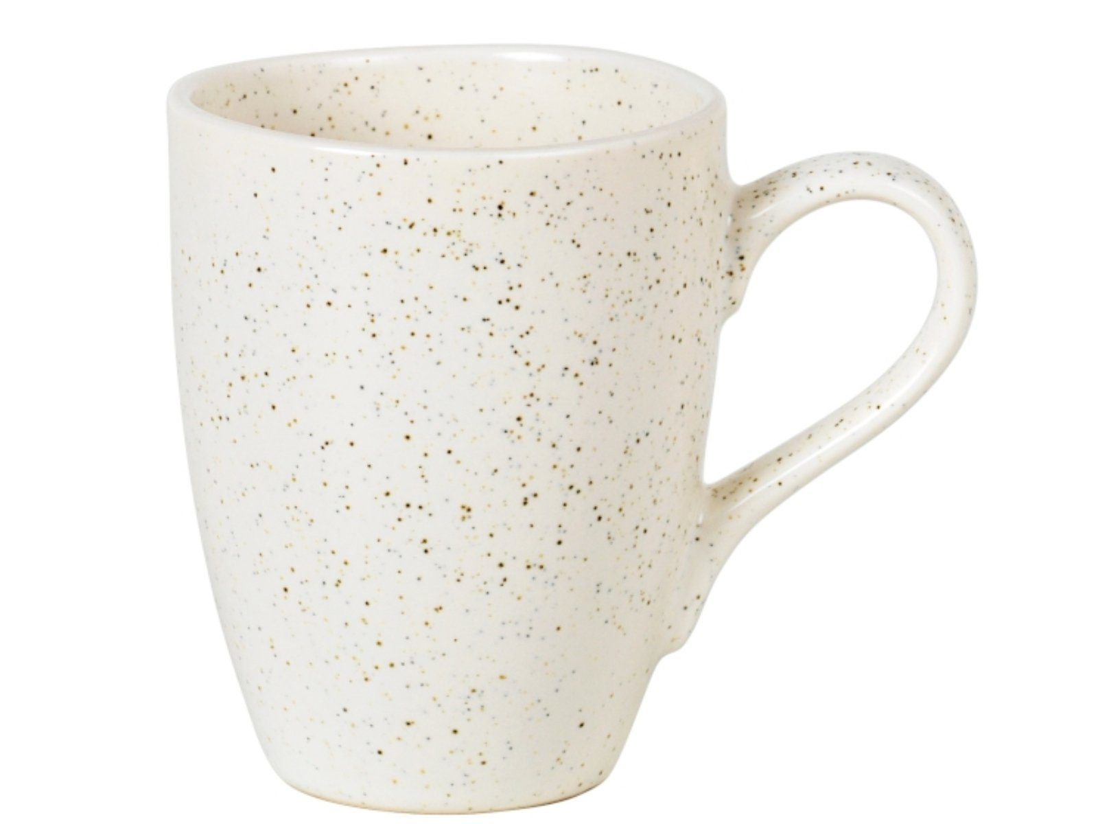 Broste Copenhagen Becher NORDIC VANILLA Becher mit Henkel 0,25 l, Steinzeug mit reaktiver Glasur, Nordic Vanilla Tasse