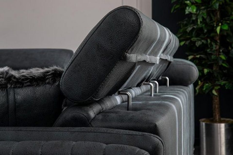 (2-St., Set L Ecksofa Europe Modernes Wohnzimmer JVmoebel + Couchtisch), Form Ecksofa in Wohnzimmer-Set Made Couchtisch,