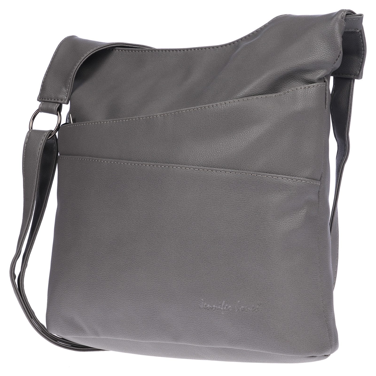 Christian Wippermann Umhängetasche Große Damen Shopper Umhängetasche Tasche (einzeln), Crossover Leder Optik