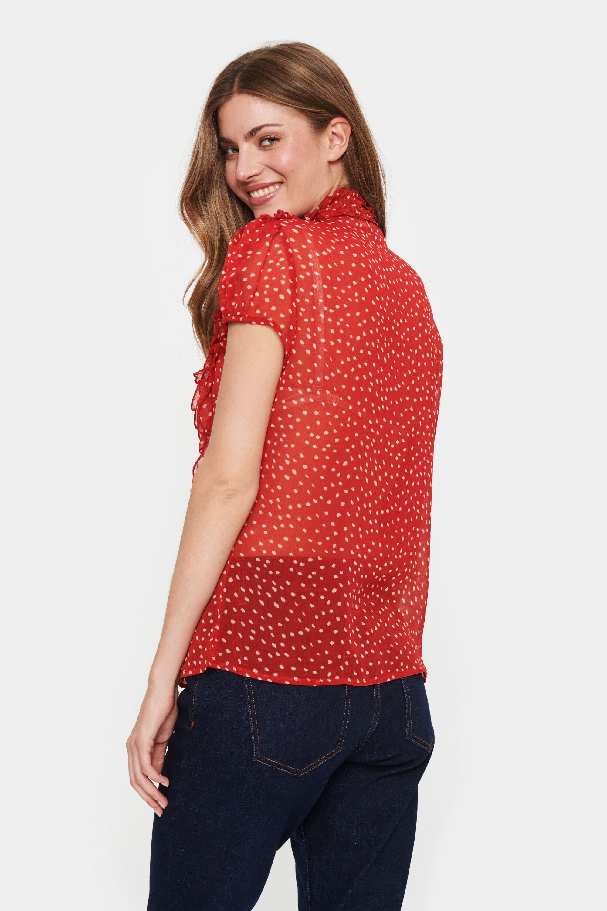 Saint Tropez Kurzarmbluse Kurzarm-Bluse LiljaSZ günstig online kaufen