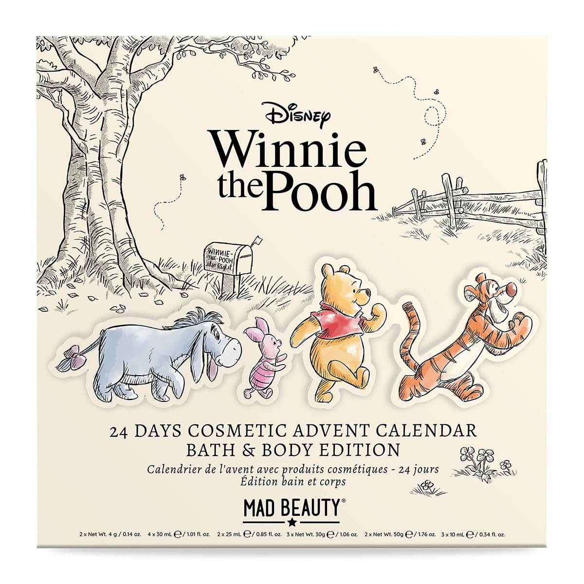 ACCENTRA Adventskalender Disney Winnie the Pooh Adventskalender  24x Beauty & Pflege, DISNEY Winnie the Pooh