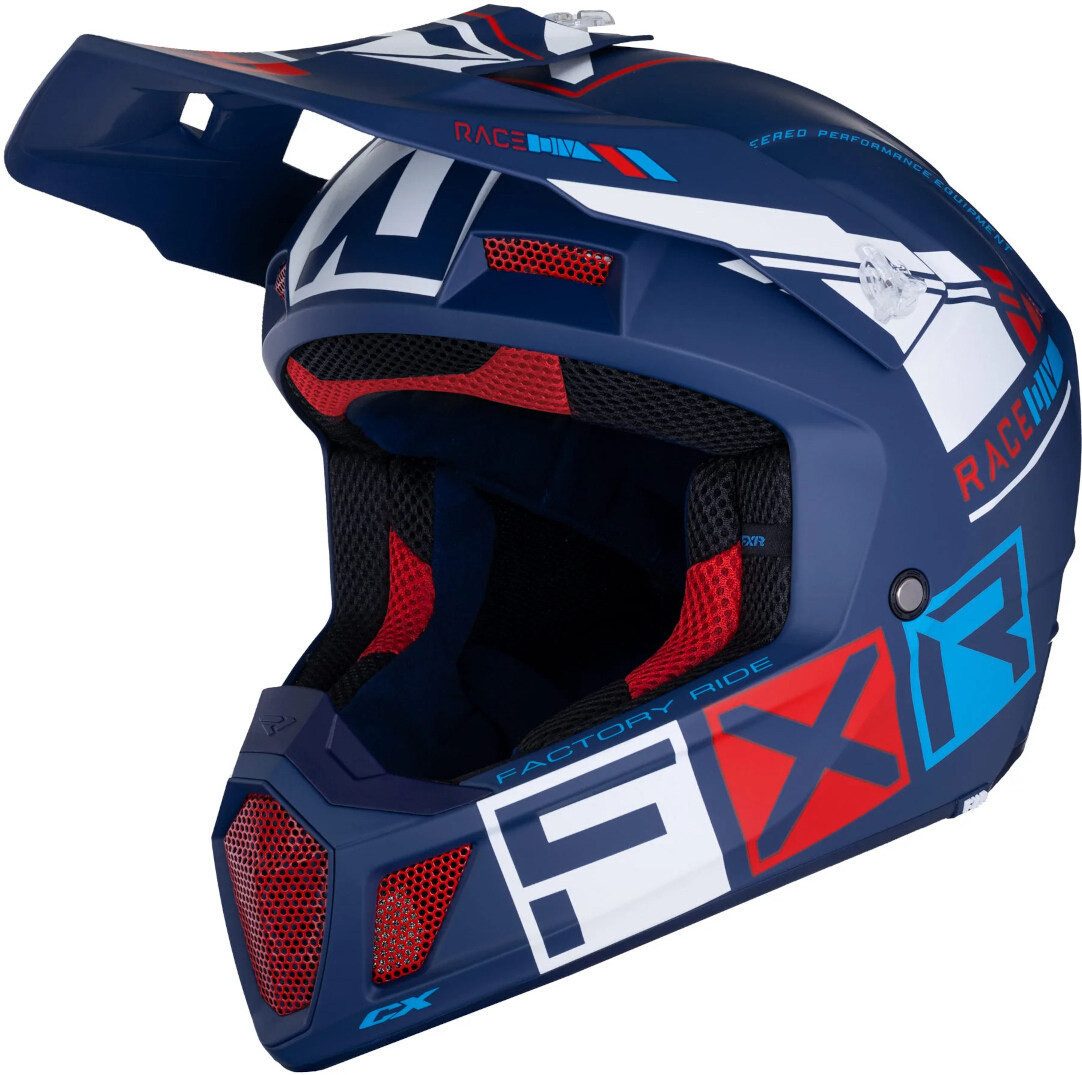 FXR Motocrosshelm Clutch CX Pro MIPS Motocross Helm, Waschbar