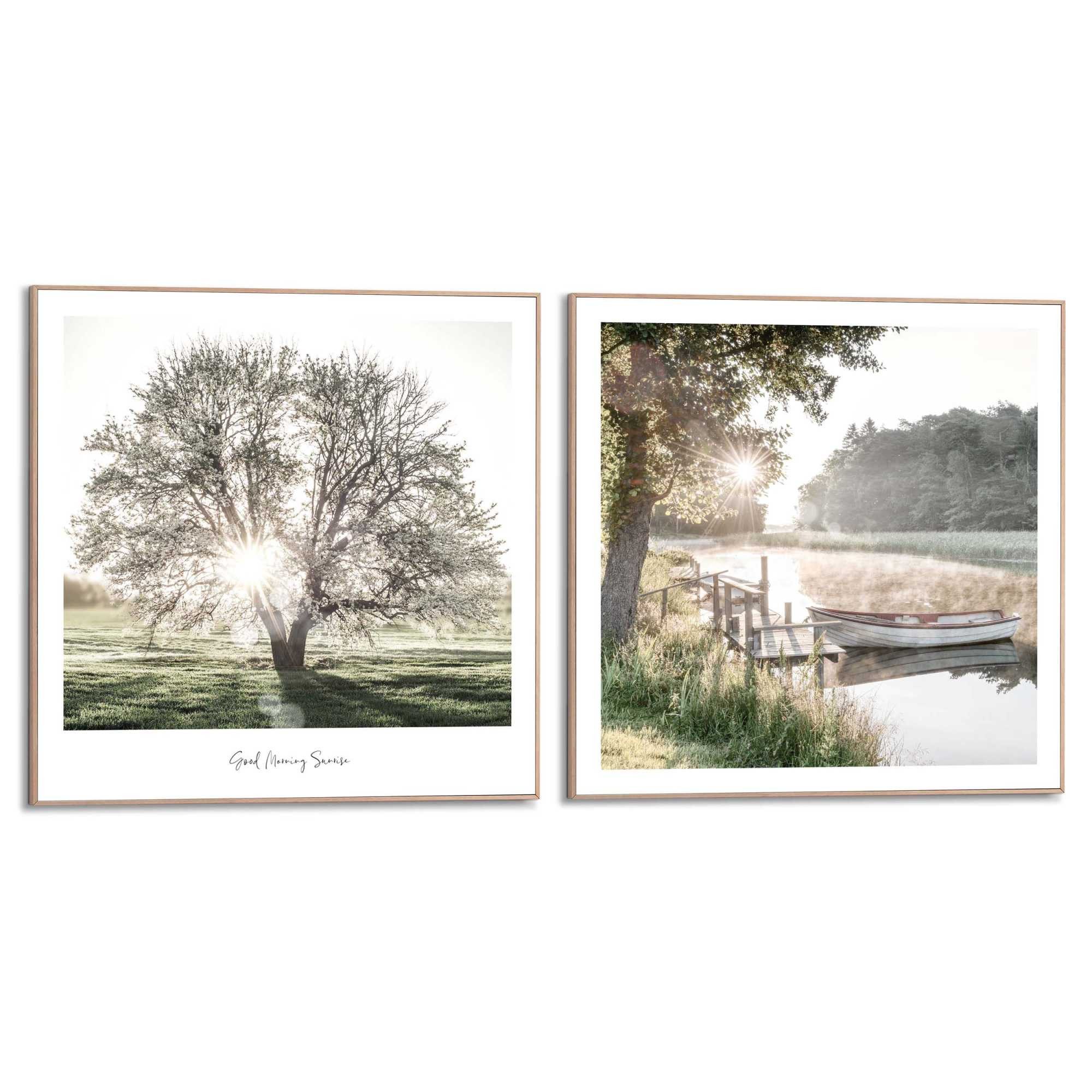 Reinders! Poster Nature Vibe, Home Office - Grün - MDF - Landschaften - 50x günstig online kaufen