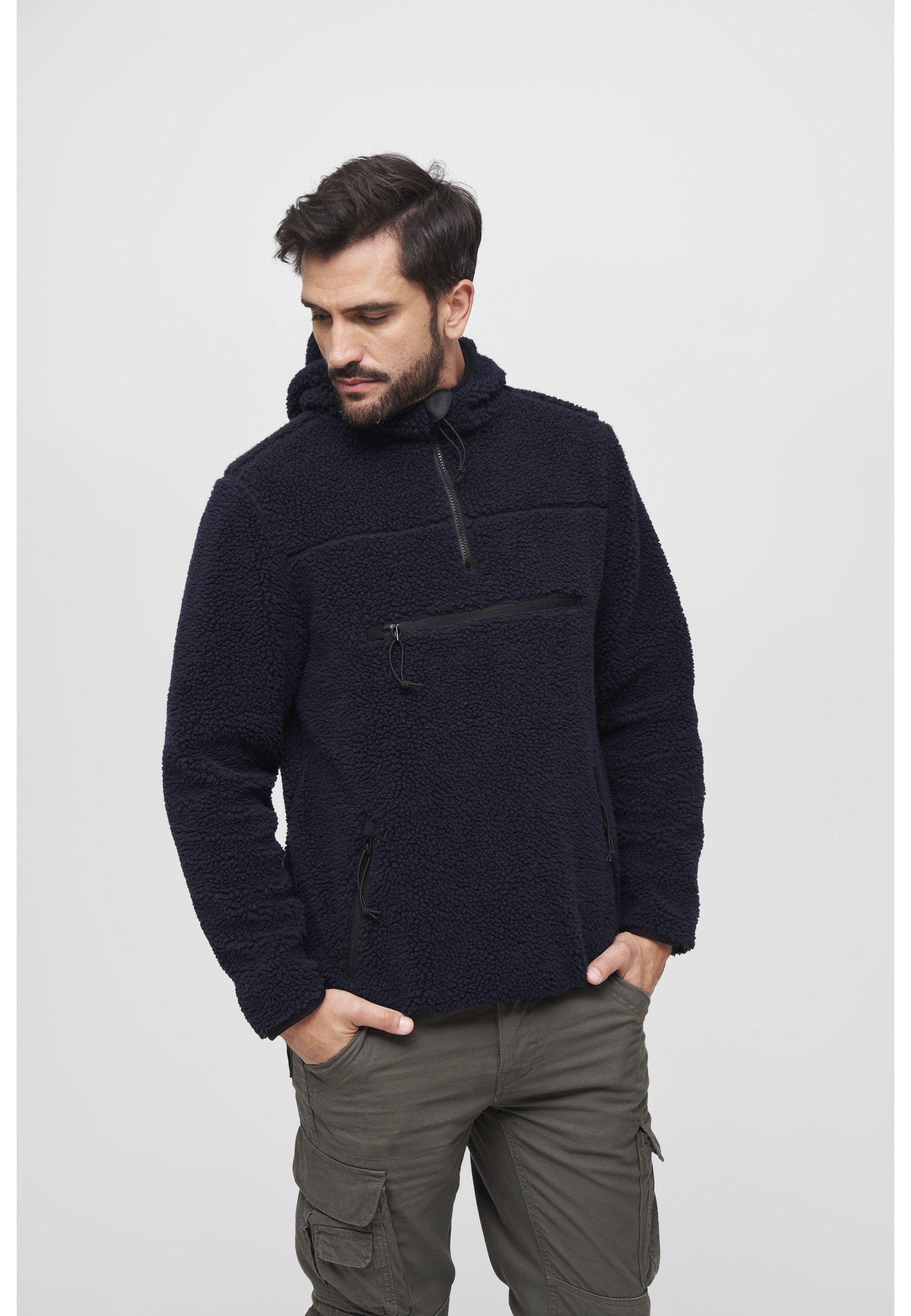 Brandit Anorak Brandit Herren Teddyfleece Worker Pullover (1-St)