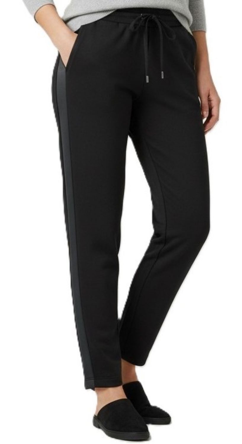 Estefania for woman Jogger Pants 193-6100, mit Lederimitat Galonstreifen Lederimitat Galonstreifen