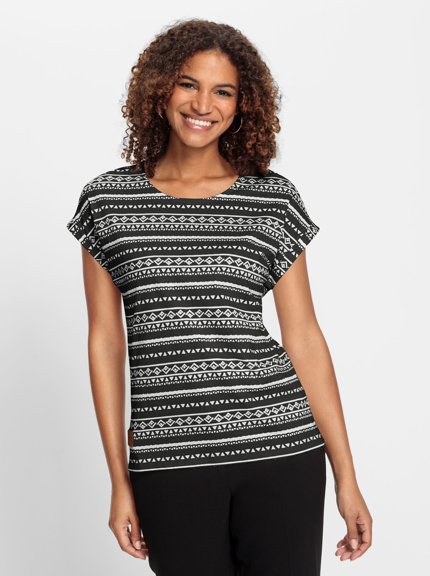 Casual Looks Print-Shirt "Print-Shirt", (1 tlg.) günstig online kaufen