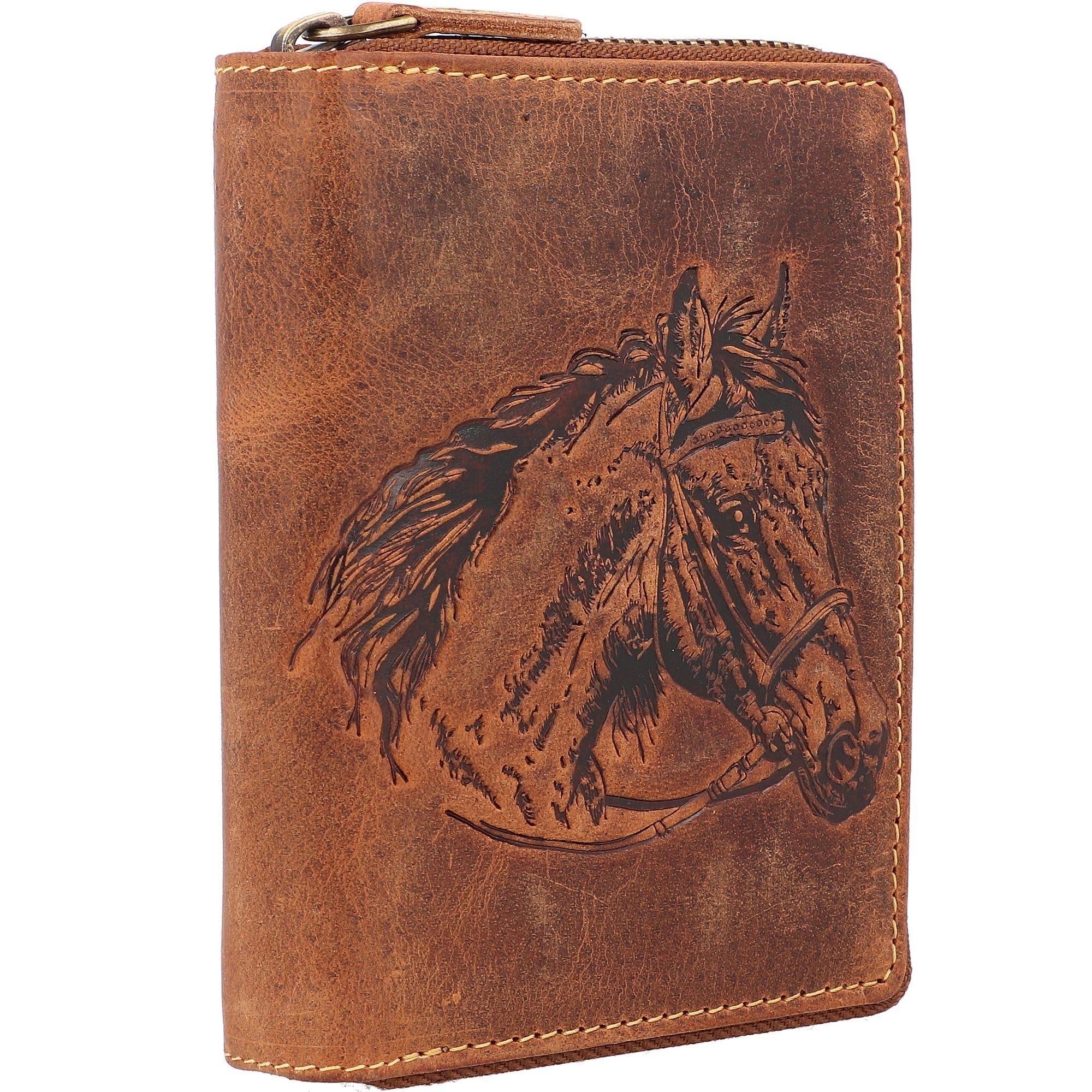 Greenburry Geldbörse Vintage Sternzeichen, Leder günstig online kaufen