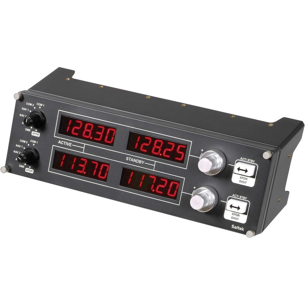 Logitech Logitech Gaming Saitek Pro Flight Radio Panel PZ69 Flugsimulator-Contr Joystick