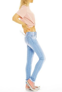 be styled Low-rise-Jeans Low Rise Jeans Hose niedrige Leibhöhe Hüftjeans - Damen - j36p mit Stretch-Anteil, 5-Pocket-Style