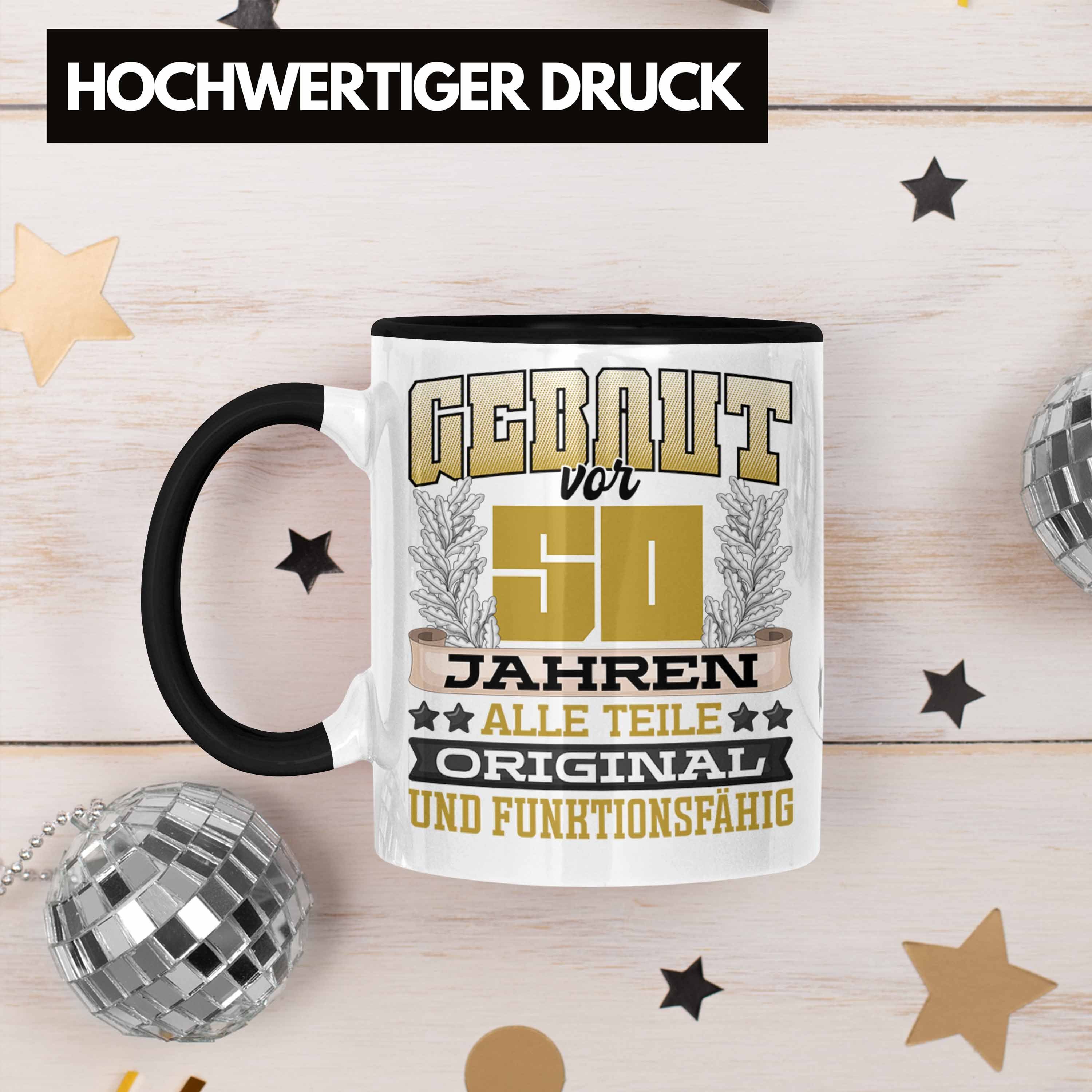 Frauen Vor Geburtstag Spruch Tasse 50er Gebaut Trendation Ja Tasse Schwarz Geschenk Männer 50er