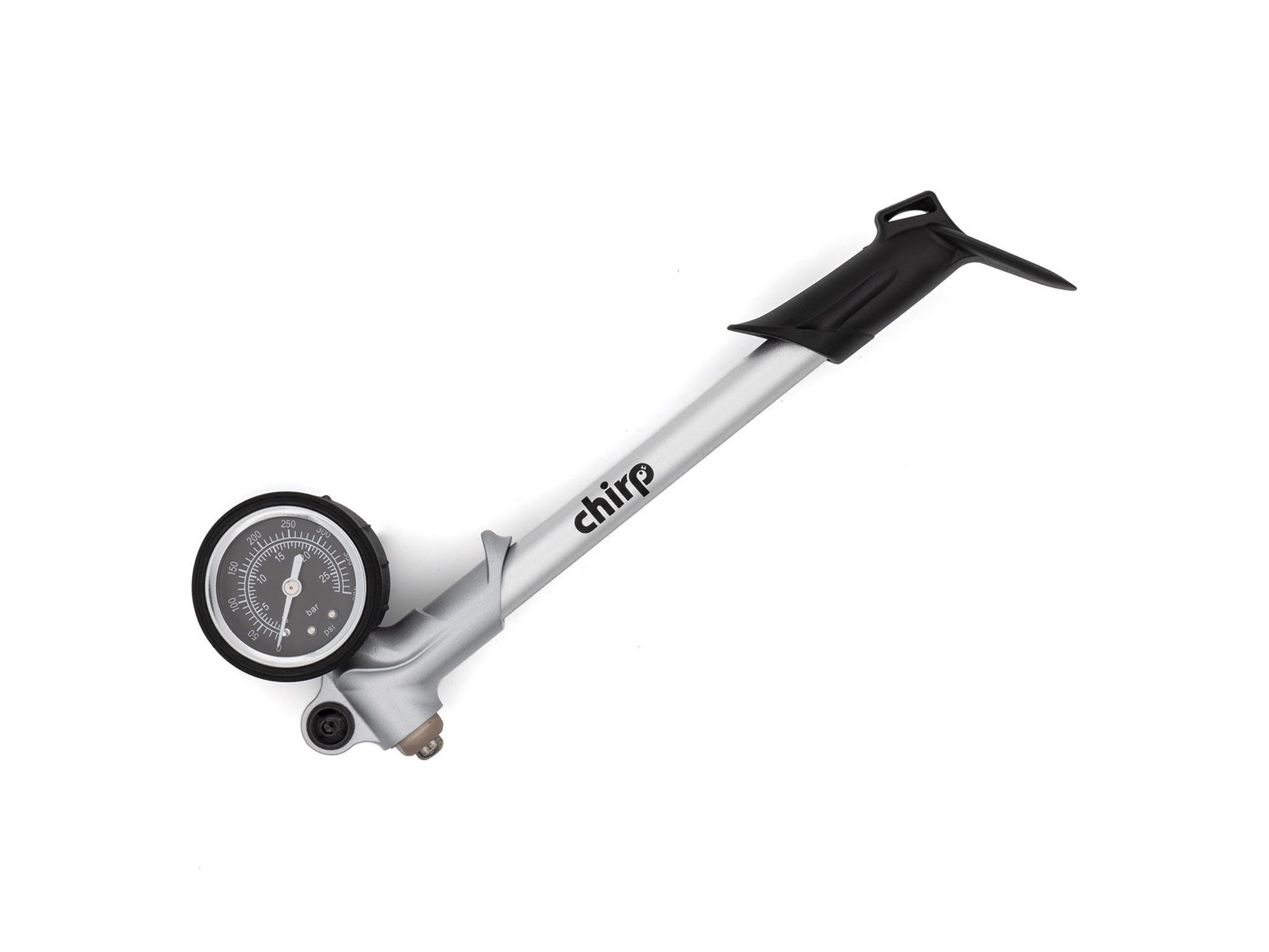 Chirp Fahrradpumpe Dämpferpumpe, für Federgabel und Dämpfer geeignet