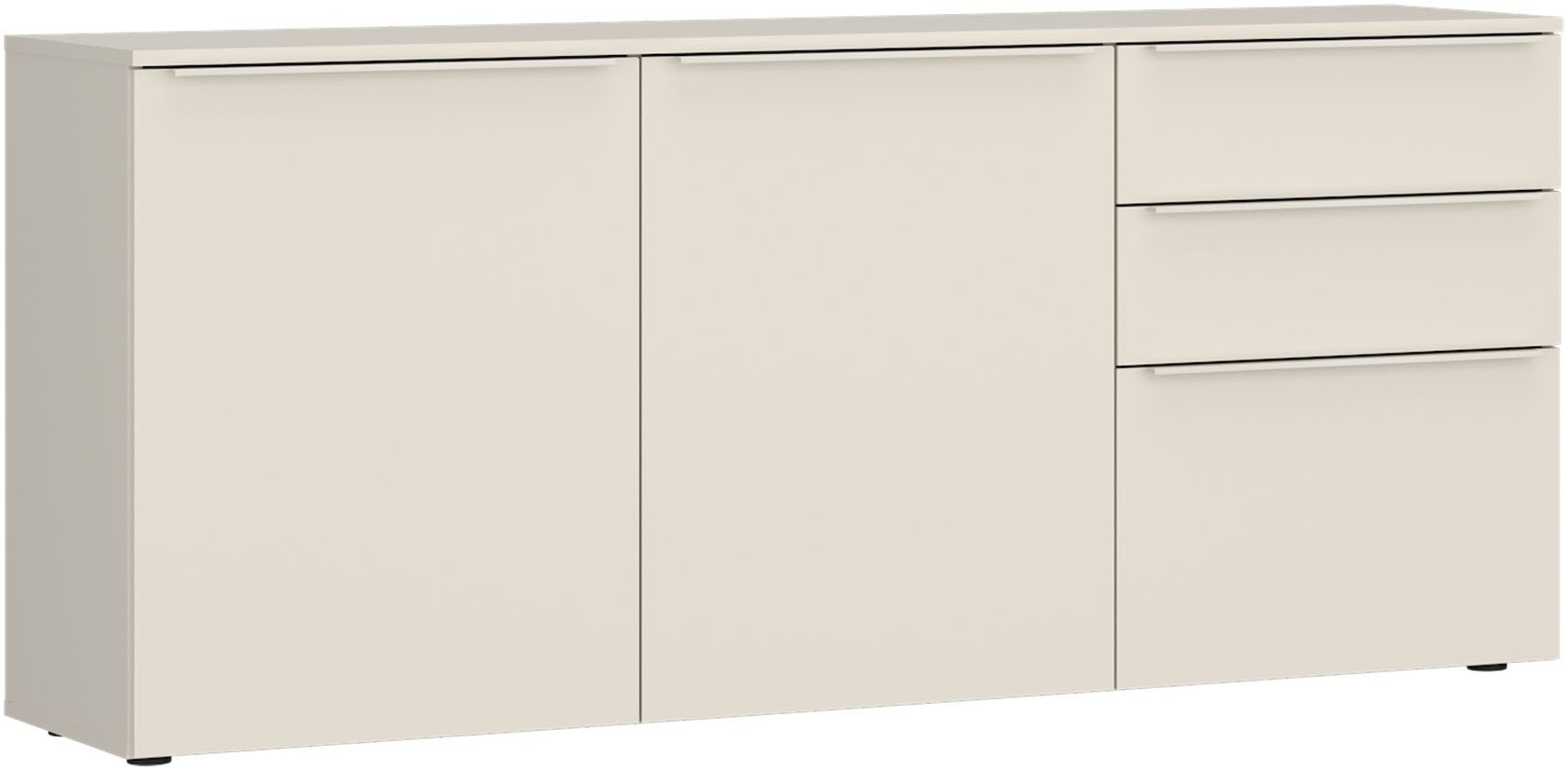 TOM TAILOR HOME Kommode, Lowboard, Breite 165 cm,3 Türen,2 Schubladen, viel Stauraum