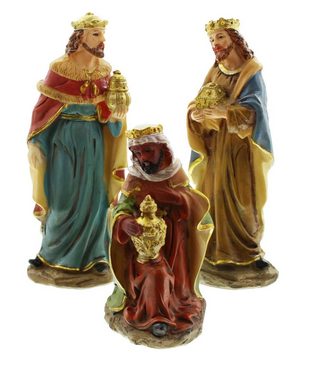 Dekoleidenschaft Krippenfigur Figurenset für die Weihnachtskrippe, Krippenfiguren, Weihnachtsfiguren (11 St), mit Maria, Joseph, Jesuskind, hl. 3 Könige, Hirte & Tieren