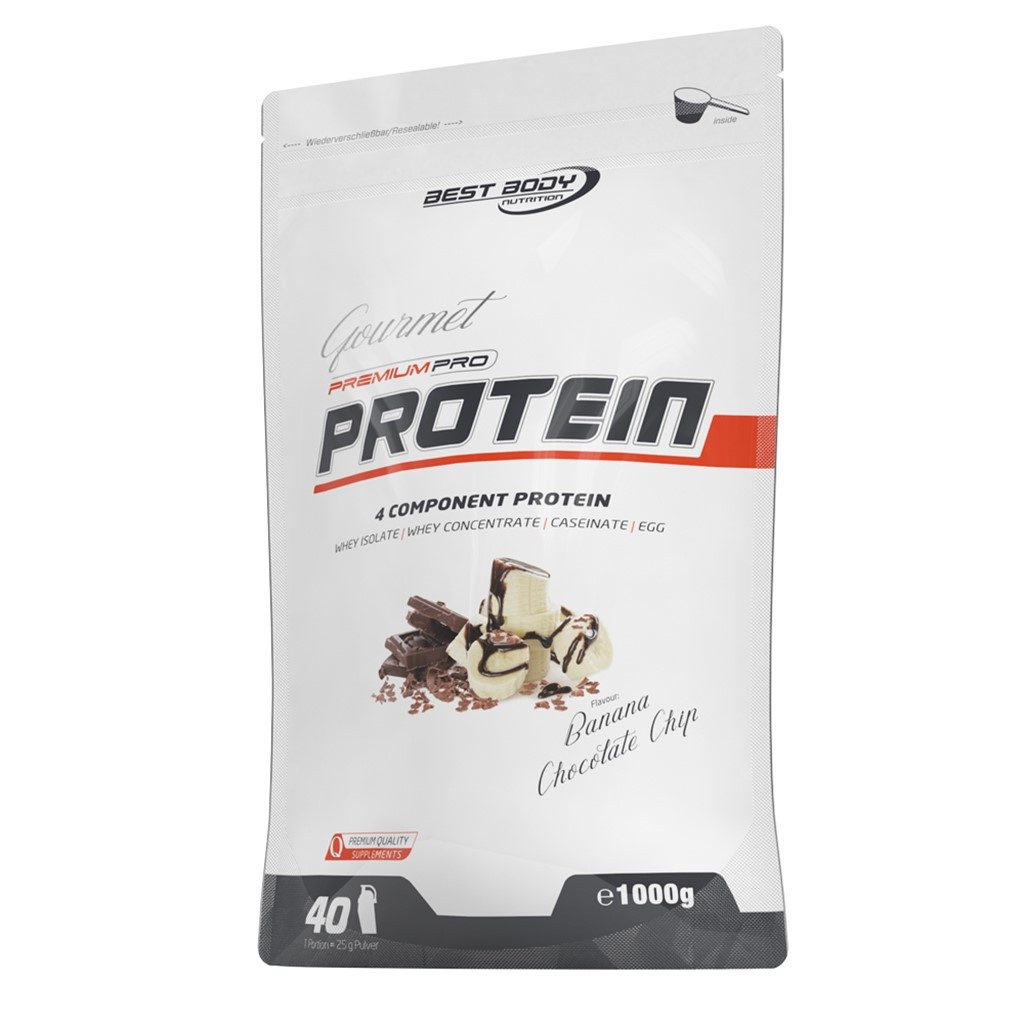 Best Body Nutrition Gourmet Premium Pro Protein - 1000 g Zipp-Beutel Pulver, 1000 g