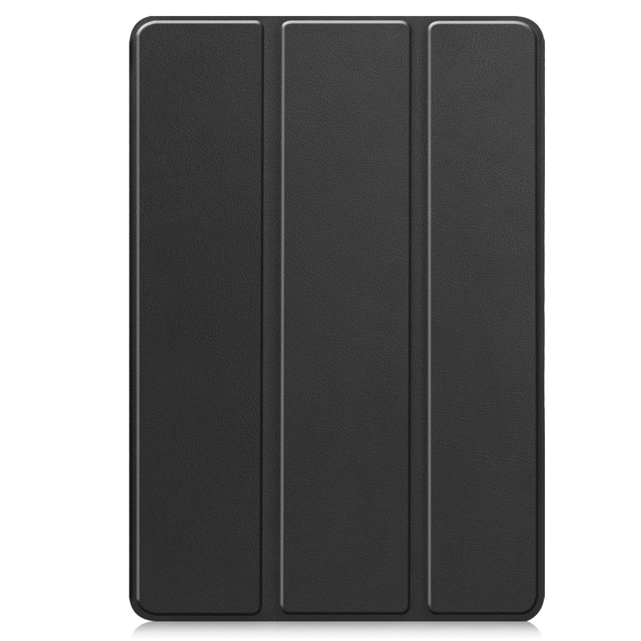 Wigento Tablet-Hülle Für Samsung Galaxy Tab S10 FE Plus 3folt Wake UP Tasche Hülle Schwarz, 3-Fach Halterung, Kratzfest, Leicht