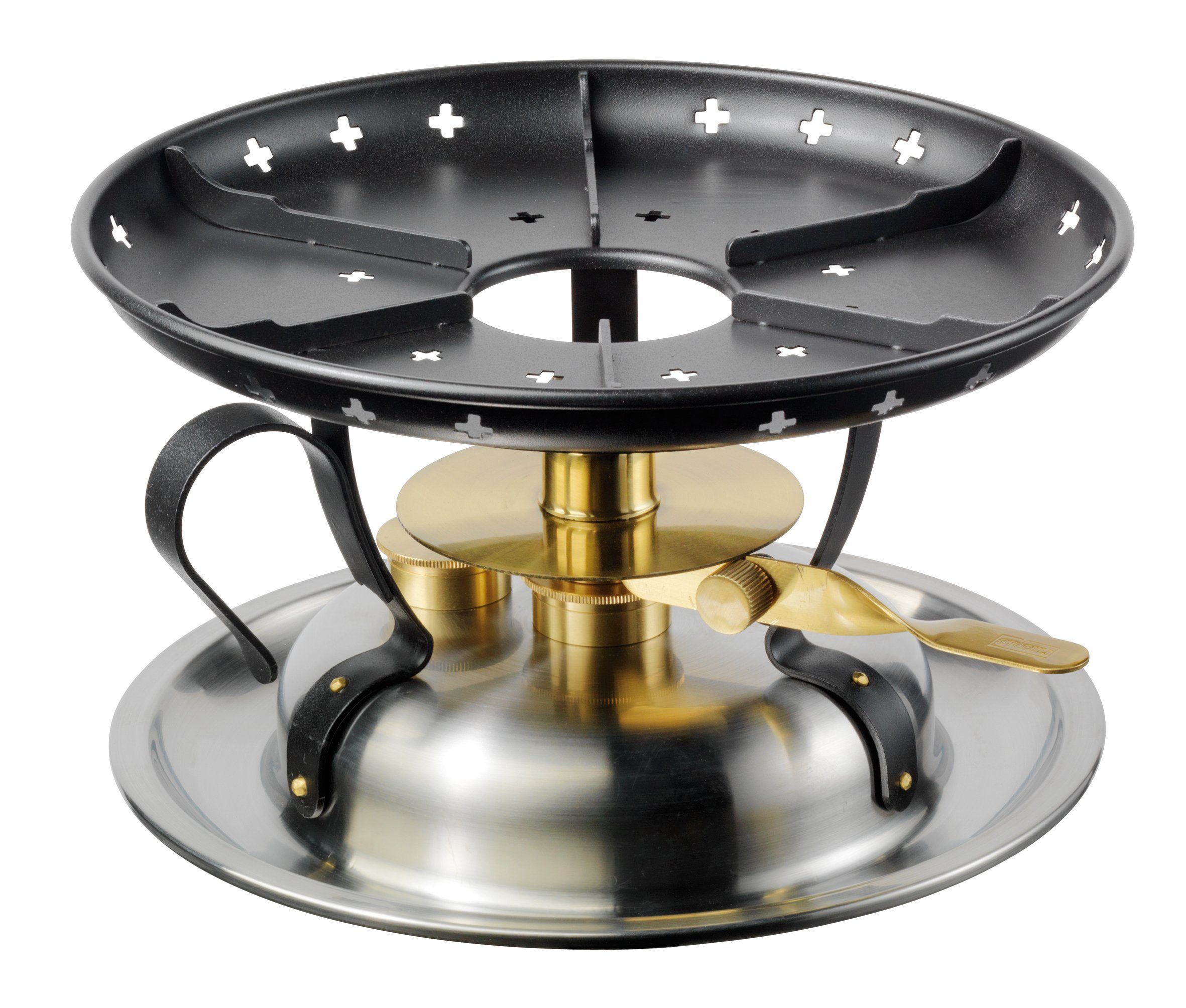 Stöckli Fondue Stöckli Rechaud Classic INOX Dochtenbrenner