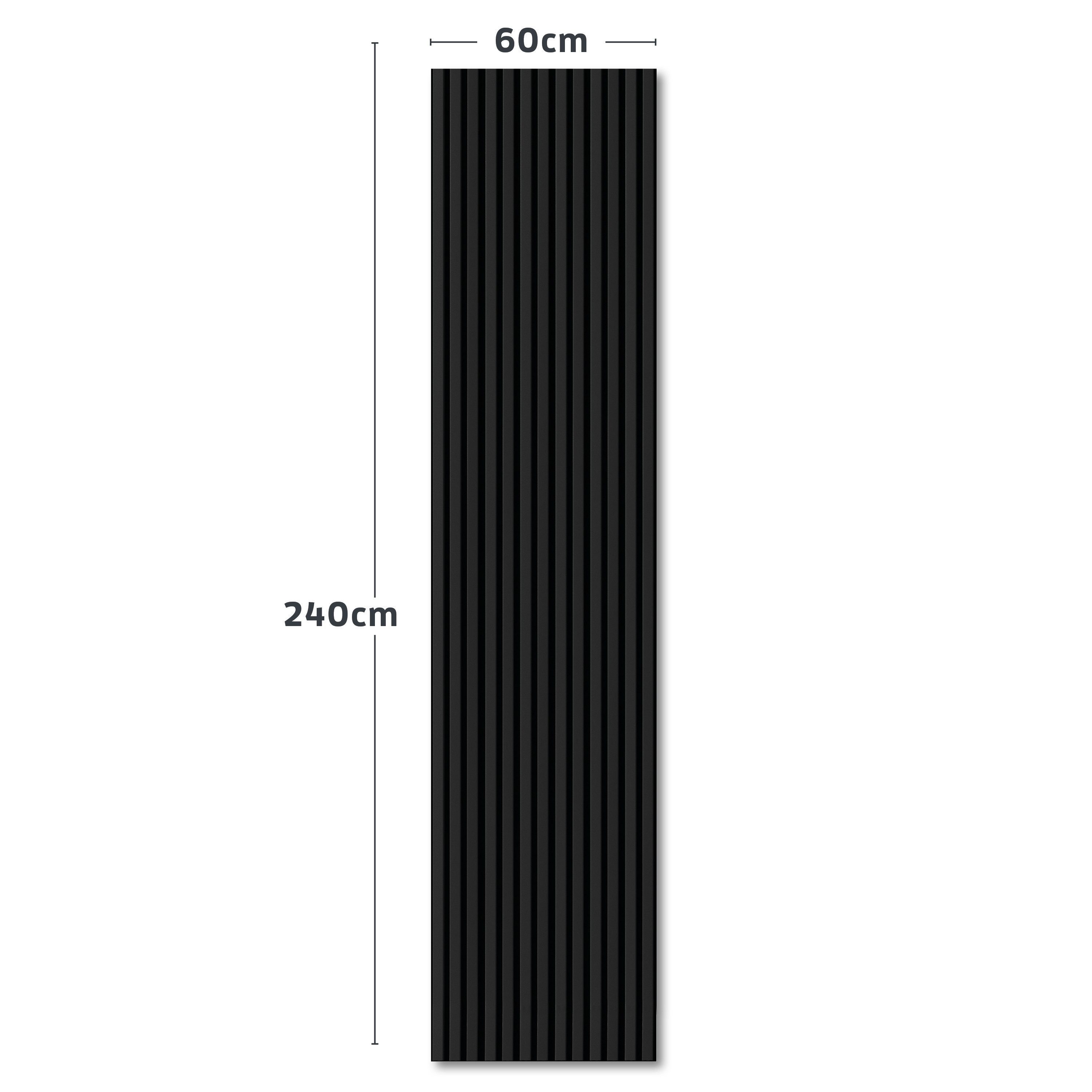 Kaiser plastic Wandpaneel Holz Akustikpaneele - Wandverkleidung, Lamellenwand, (1-tlg) in verschiedenen Größen, 3D Wandverkleidung, Schalldämmung