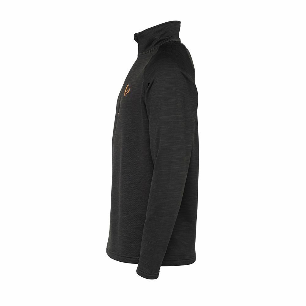 Savage Gear Fleecepullover Regenerator Half-Zip Fleece Kombu Green wärmeisolierend Angeln warmes, wärmeisolierendes Oberteil