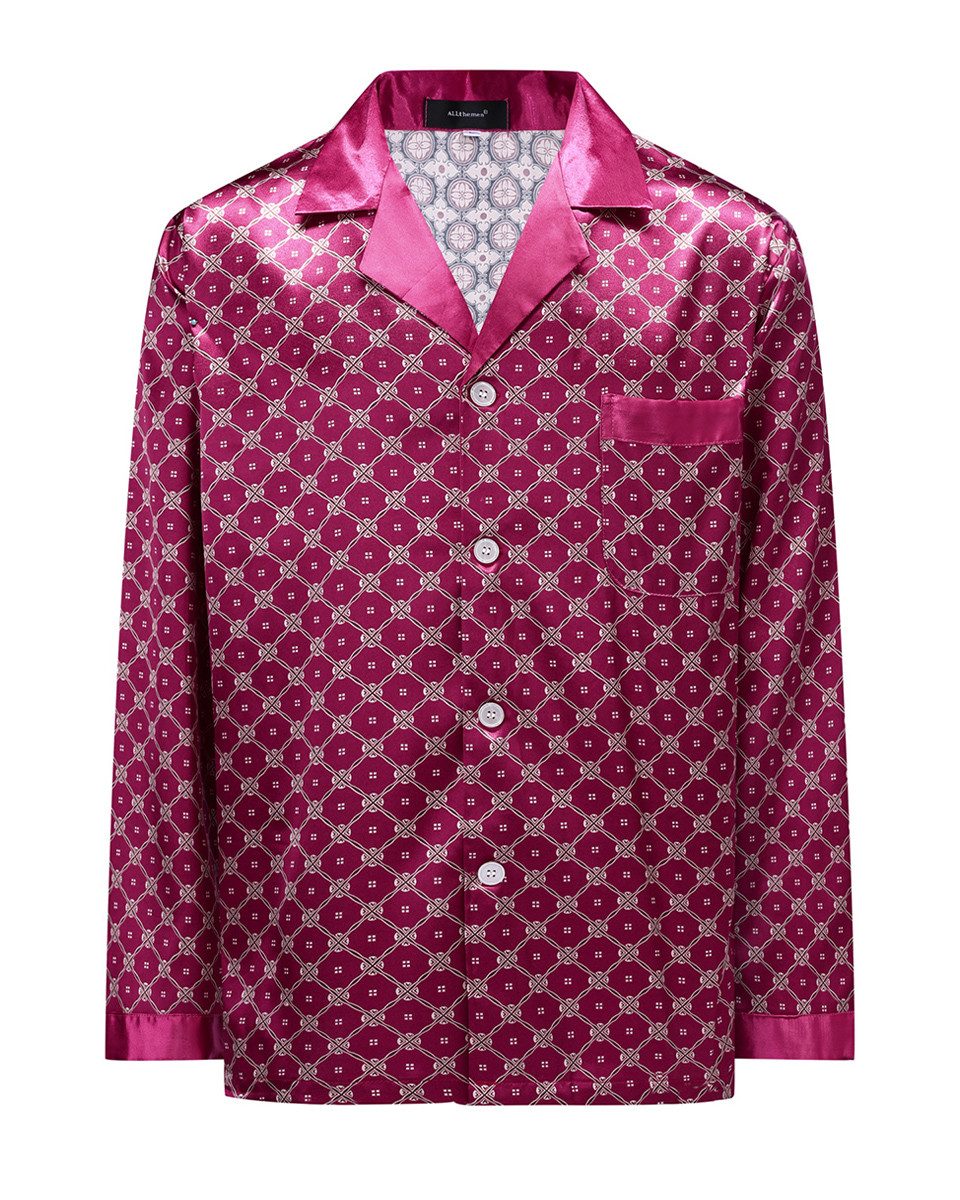 Allthemen Pyjama (2 tlg) mit Reverskragen günstig online kaufen