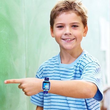 Zceplem Kinder für Telefonanrufe und Textnachrichten Smartwatch (1,4 Zoll), mit Kamera HD-Touchscreen-Handyuhr, GPS-Tracker, 3–15 Jungen & Mädchen