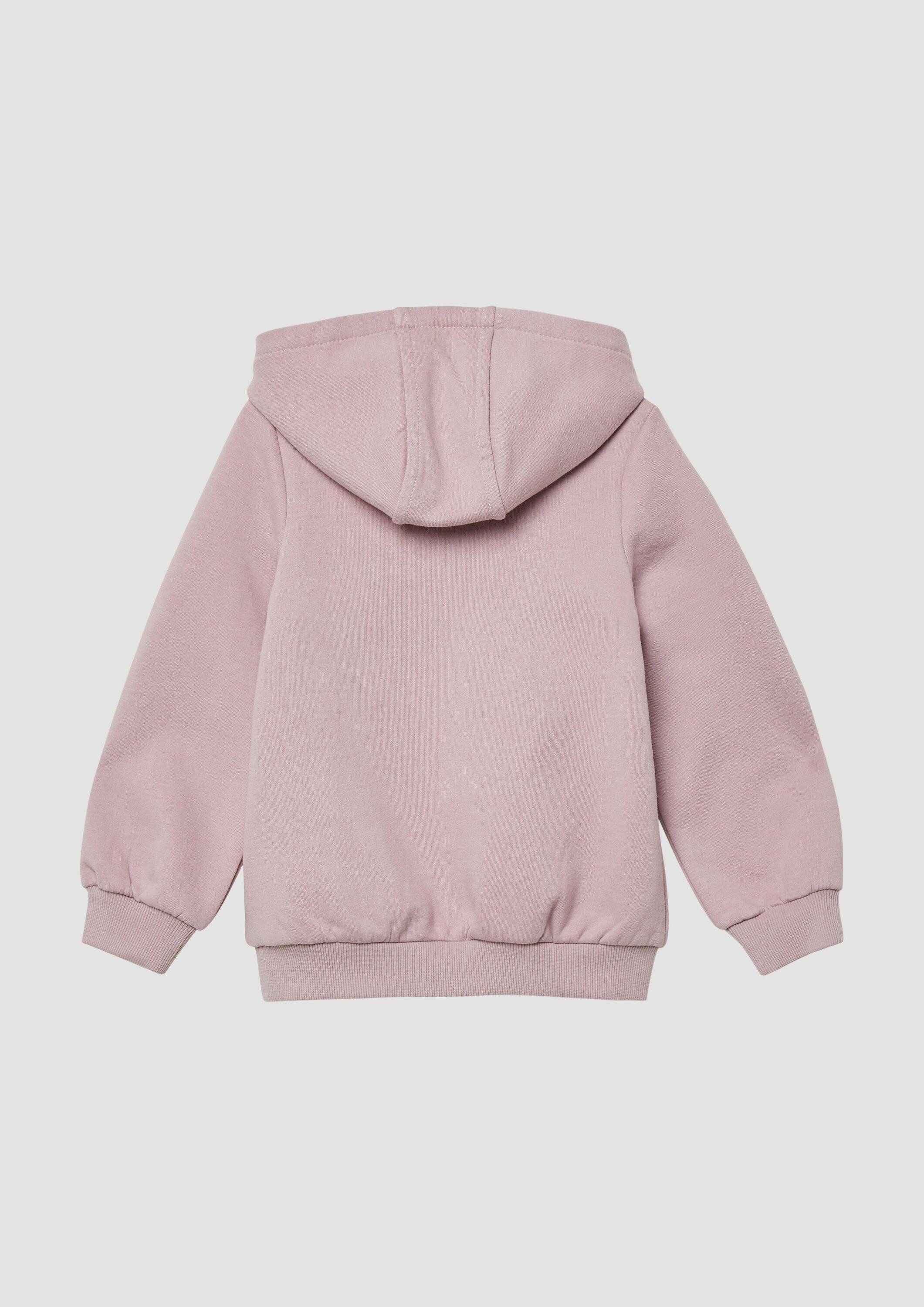 s.Oliver Sweatshirt Sweatshirt Kuscheliger Hoodie mit Artwork günstig online kaufen